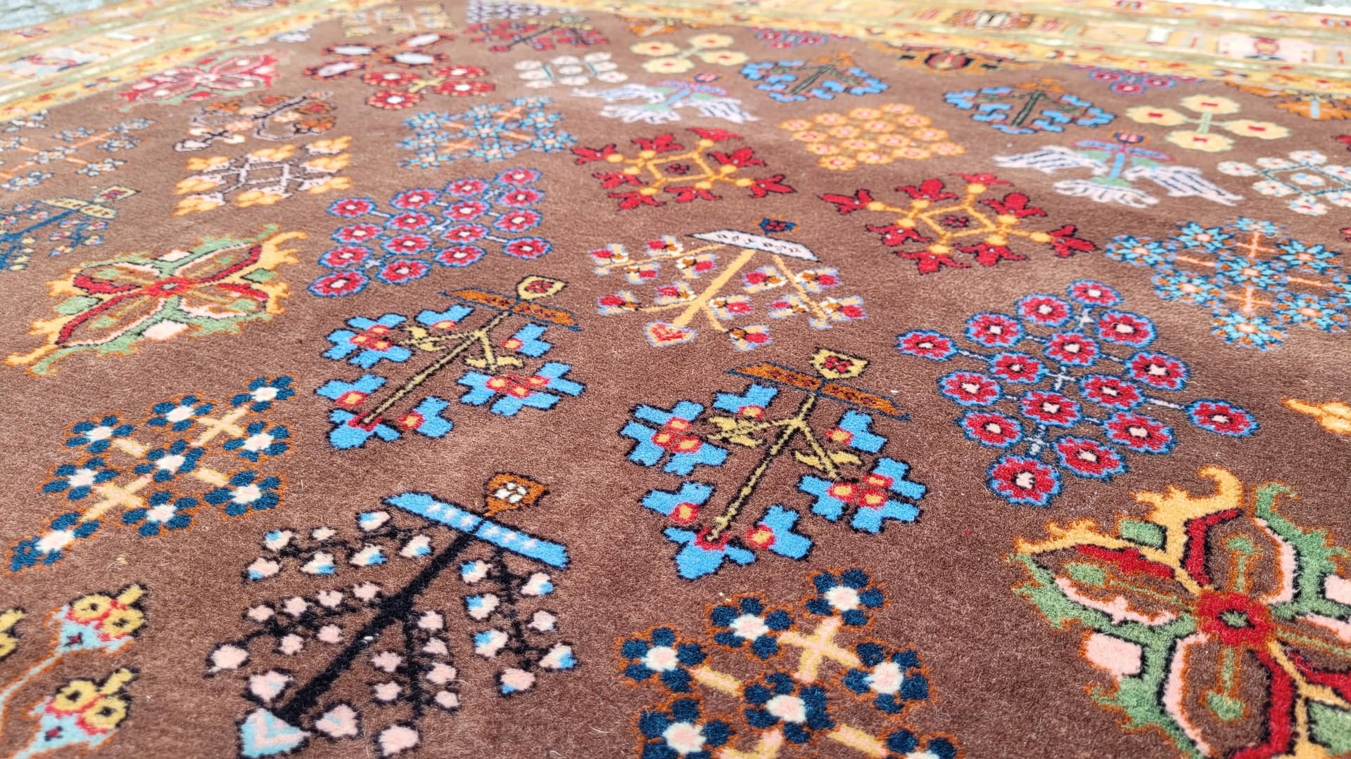 Dywan Dżuszegan 175x260 cm, multikolor, wełna, Iran, lata 60. - 87668