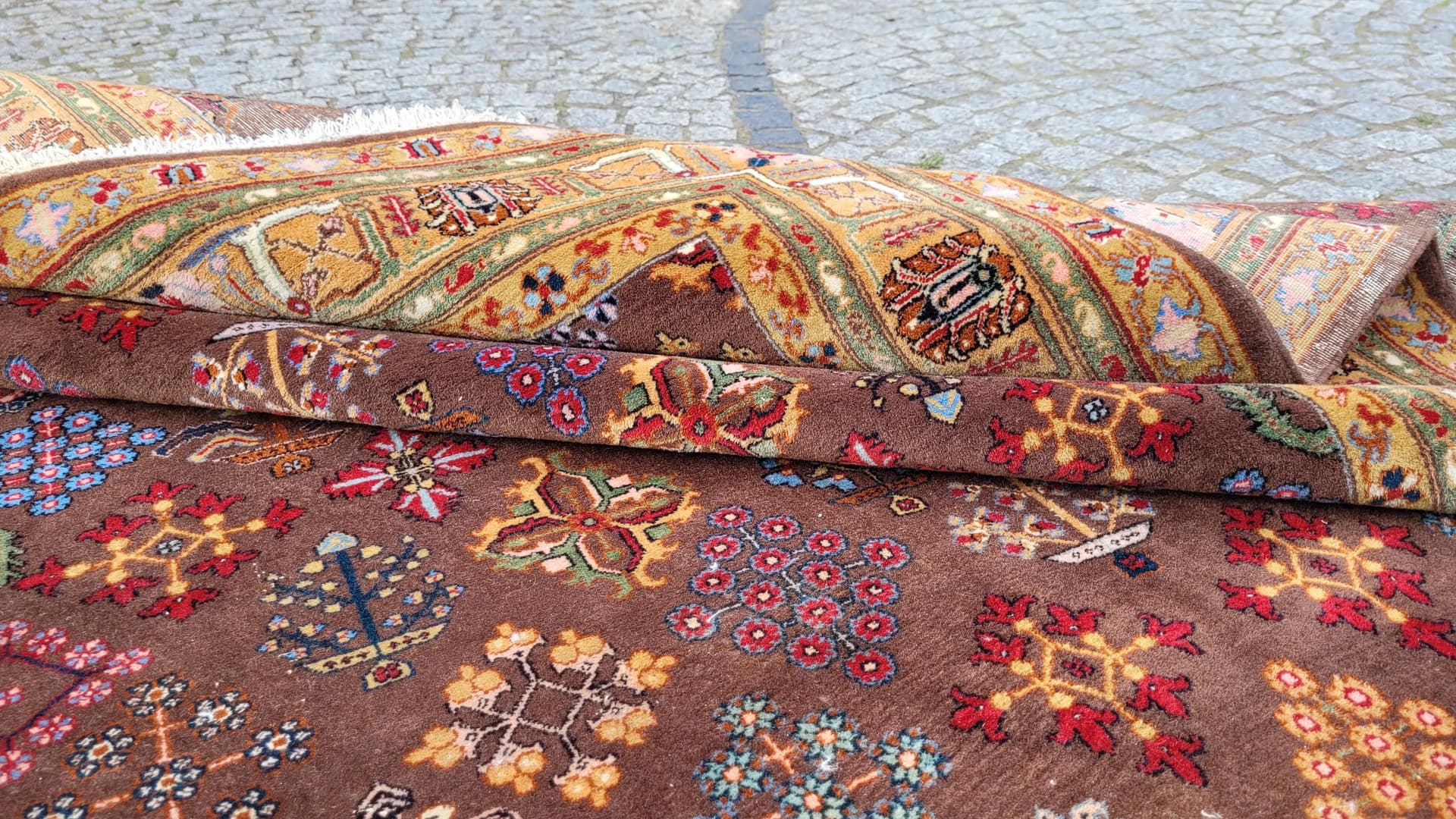 Dywan Dżuszegan 175x260 cm, multikolor, wełna, Iran, lata 60. - 87669