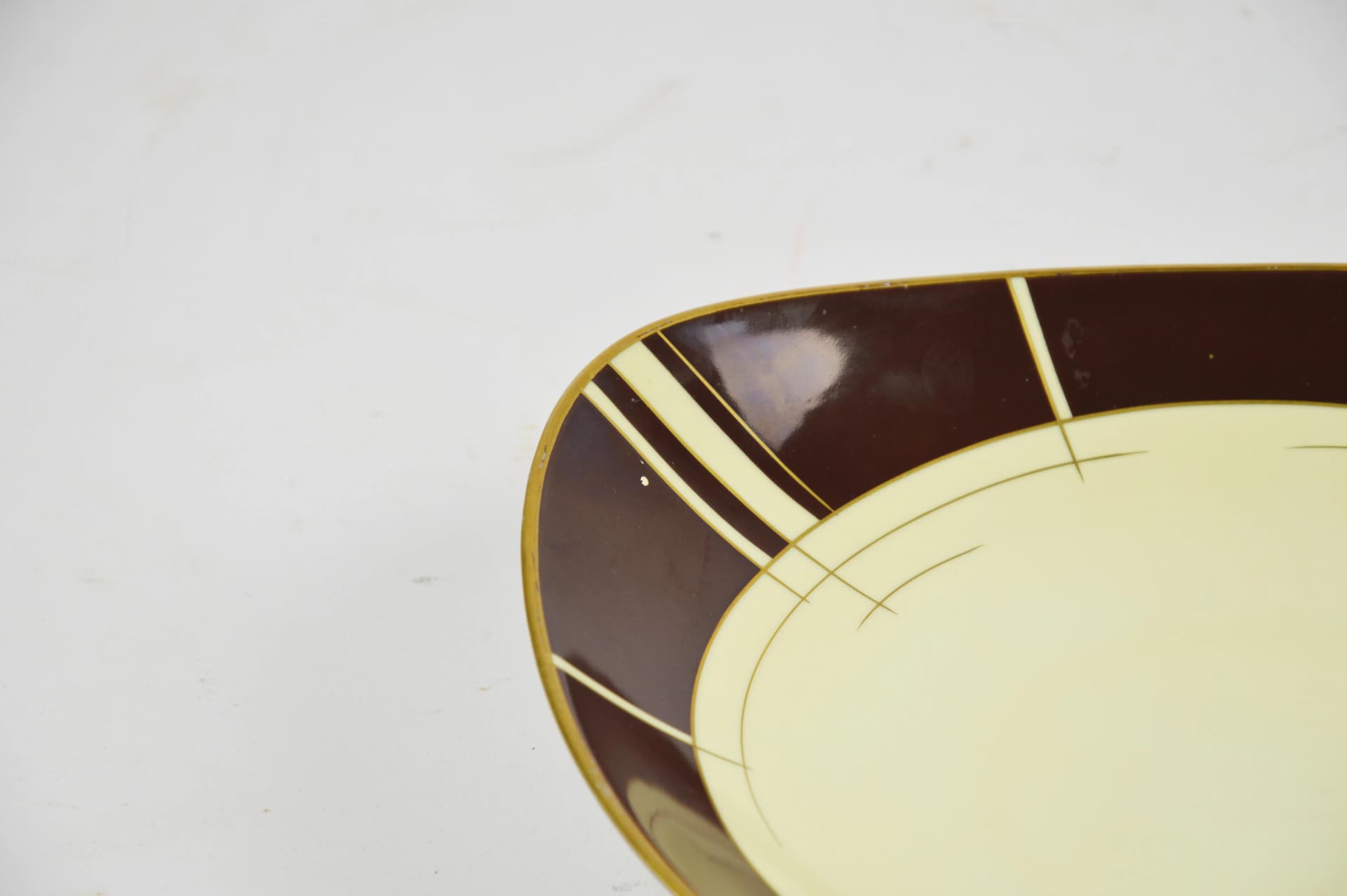 Misa, brązowy, porcelana, Niemcy, lata 60. - 84657