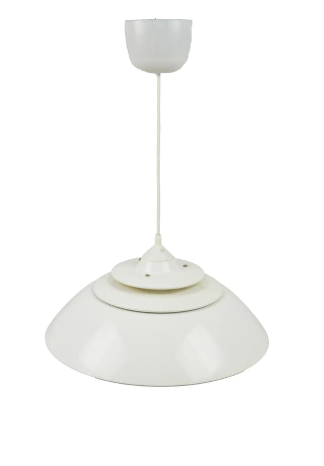 Lampa wisząca Space Age, biały ivory, plastik, Polska, lata 70. - WYMIARY