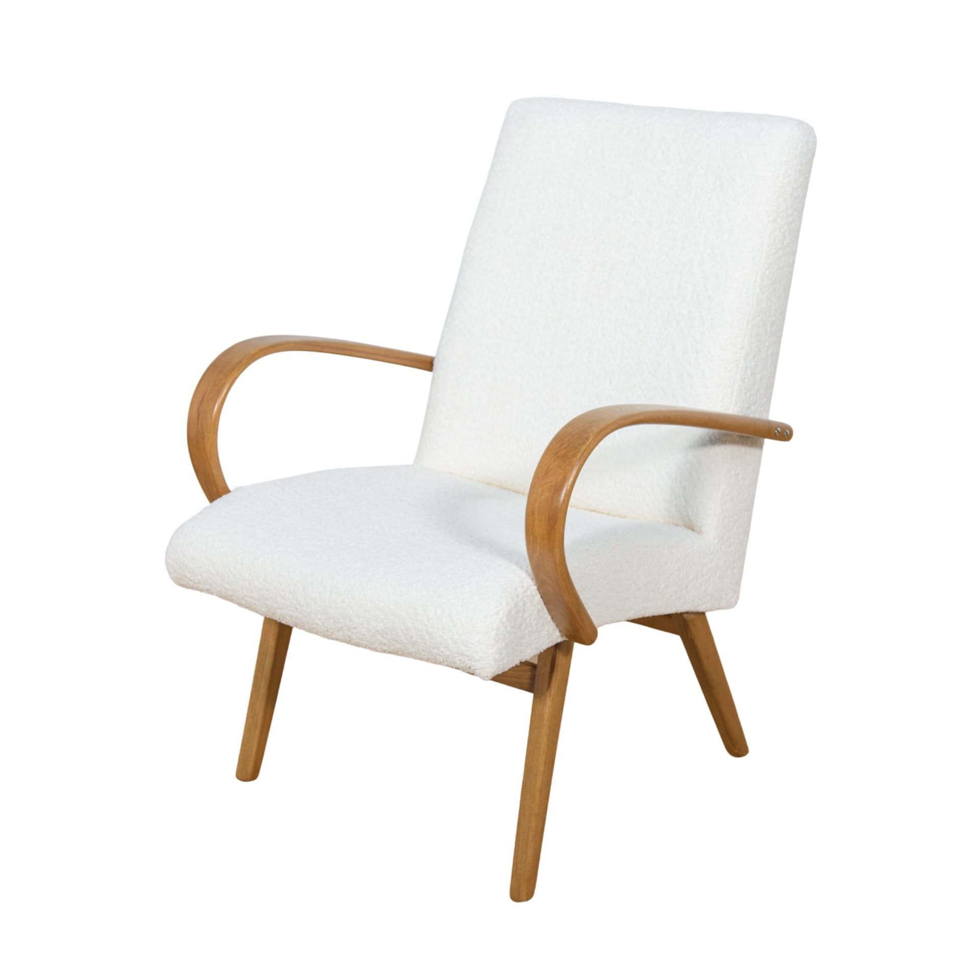 Fotel Model 53, proj. J. Smidek, Czechosłowacja, TON, lata 60.