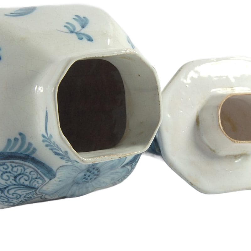 White Lidded Vase, Delft, Netherlands, 19th Century - 6874