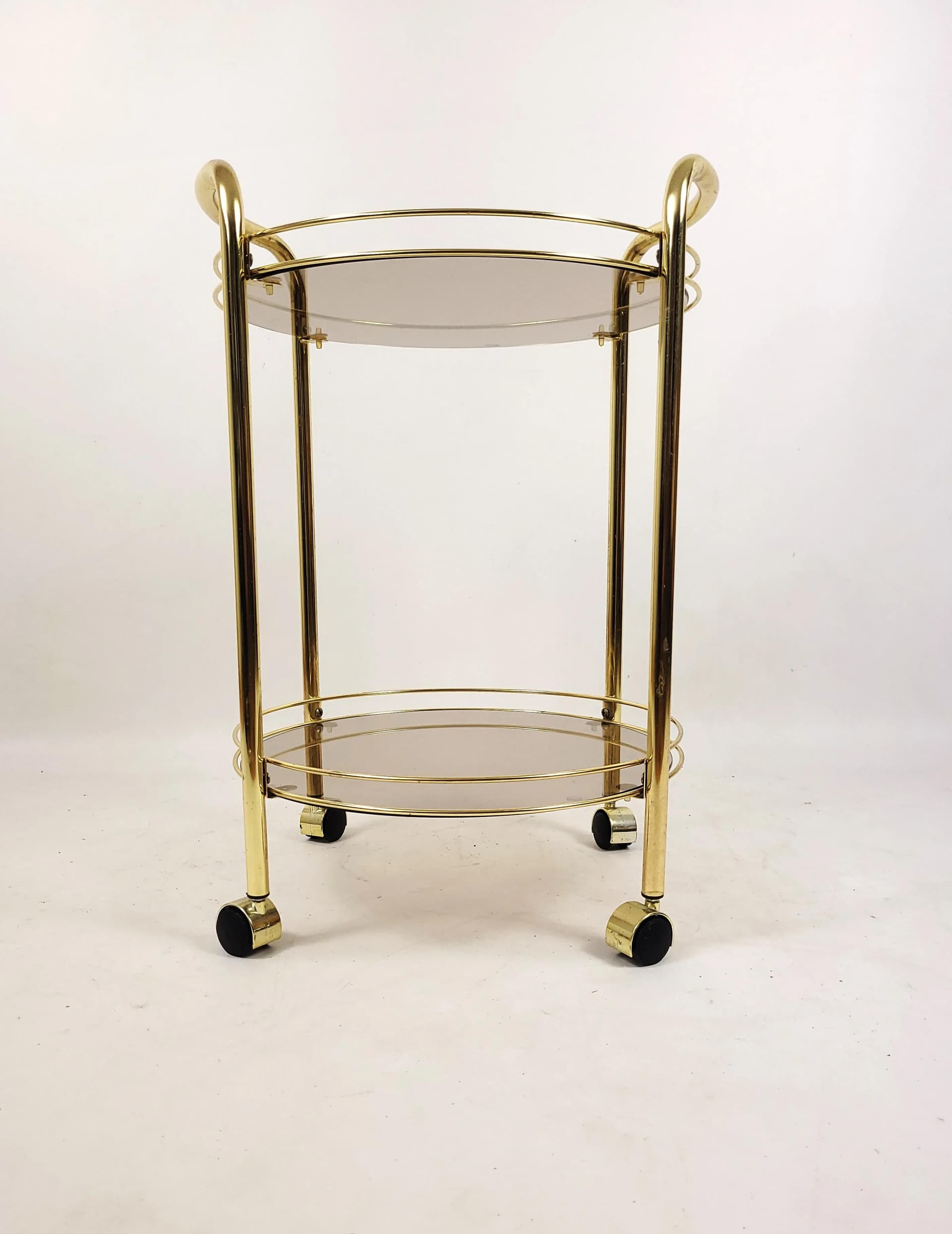 Barek na kółkach, złoty, metal, Polska, lata 80. - 84500