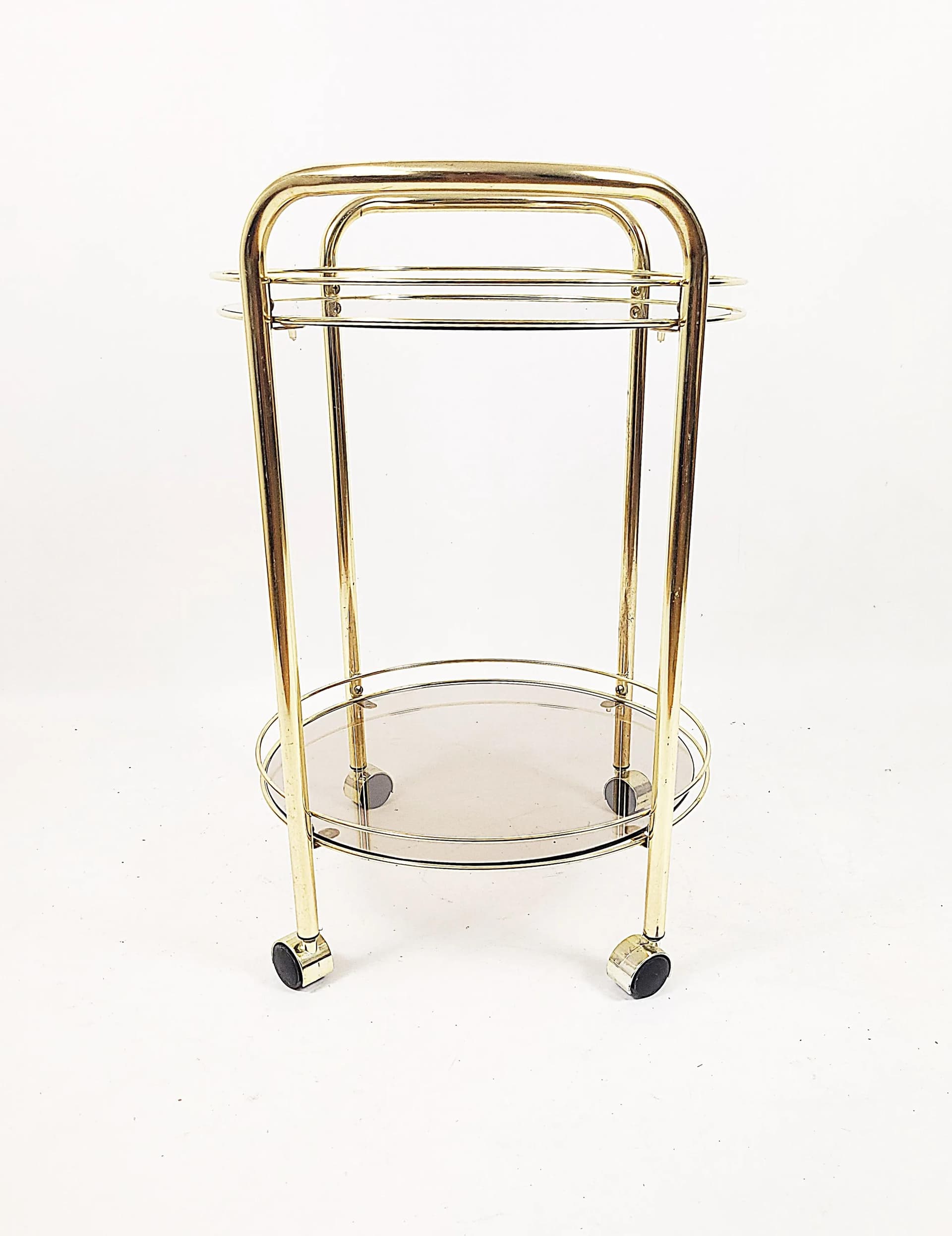 Barek na kółkach, złoty, metal, Polska, lata 80. - 84495