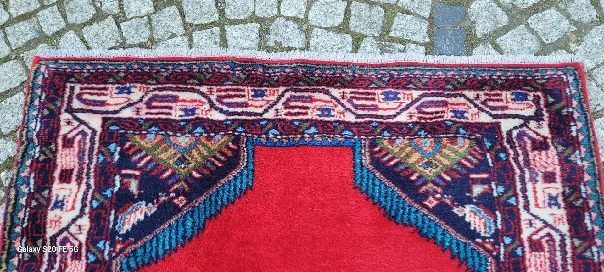 Dywan Hamadan, 102x155cm, czerwony, wełna, Iran, lata 20. - 87531