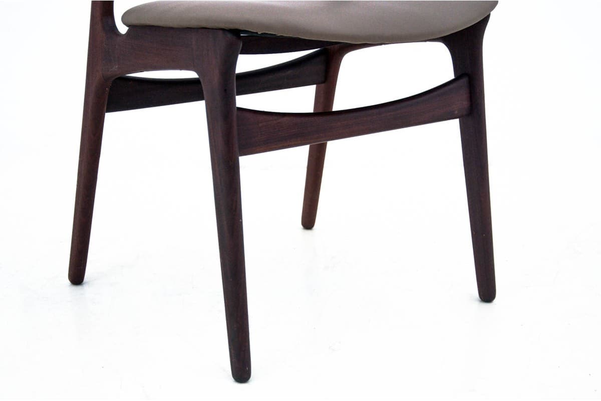 Tekowe krzesła, proj. E. Buch, Dania, lata 60. - 57731