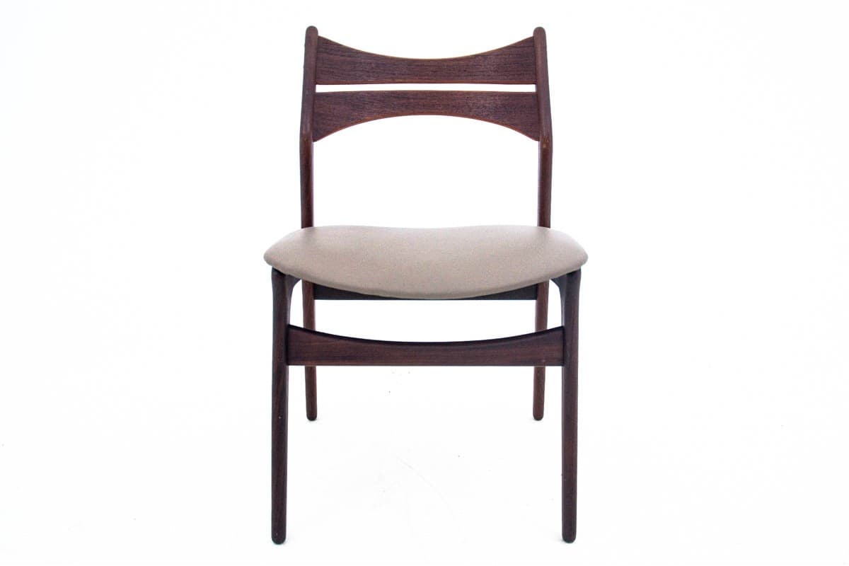 Tekowe krzesła, proj. E. Buch, Dania, lata 60. - 57726