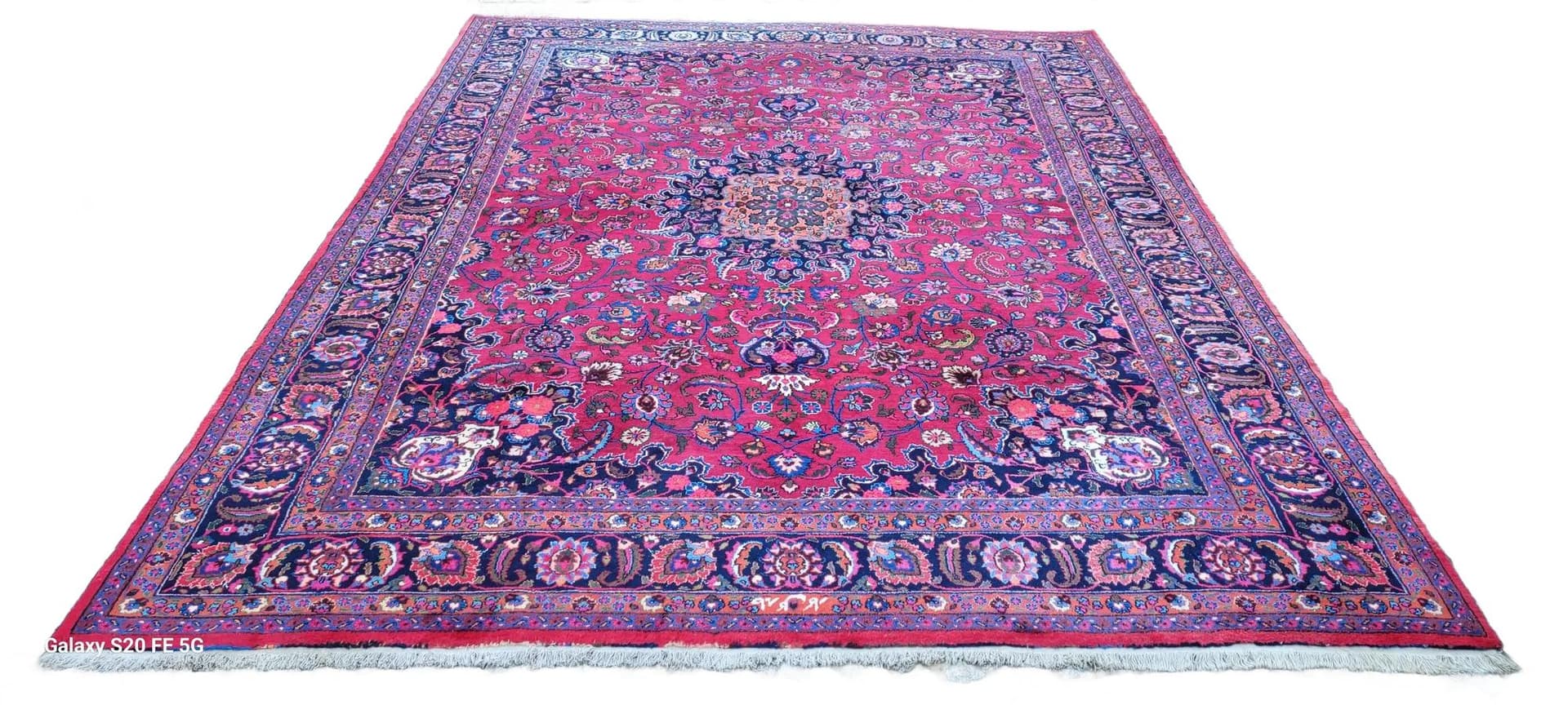 Dywan Meshed, 304x415 cm, czerwony, wełna, Iran, pocz. XX w.