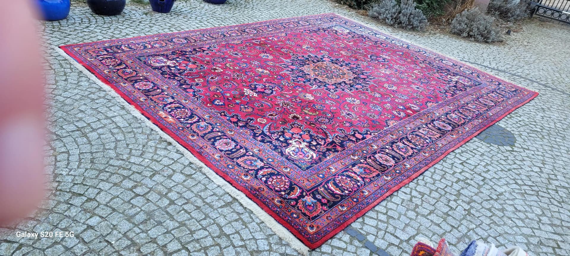 Dywan Meshed, 304x415 cm, czerwony, wełna, Iran, pocz. XX w. - 87477