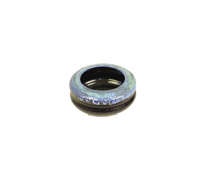 Miseczka, ciemnoniebieska, ceramika, Polska, lata 70.