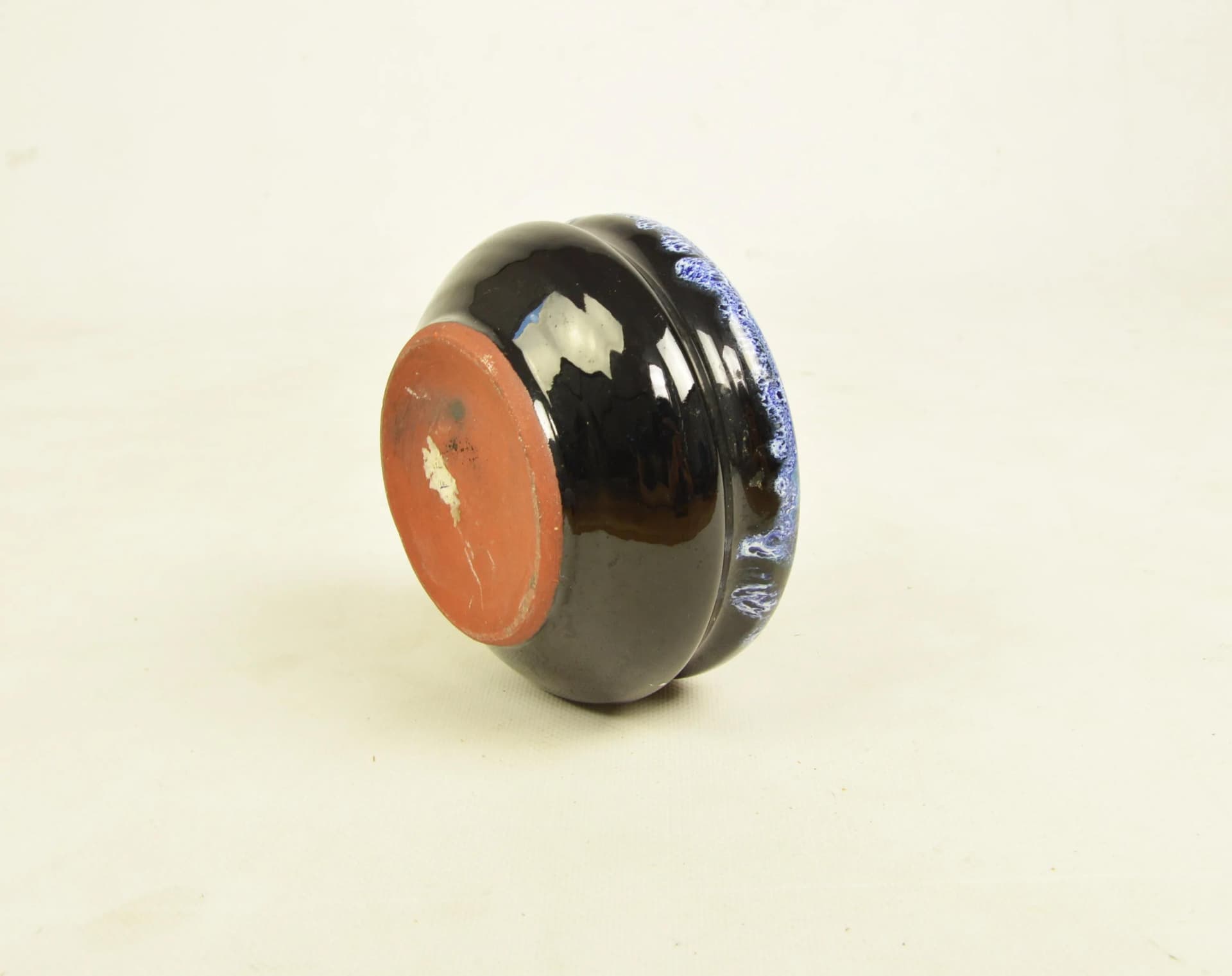 Miseczka, ciemnoniebieska, ceramika, Polska, lata 70. - 84385