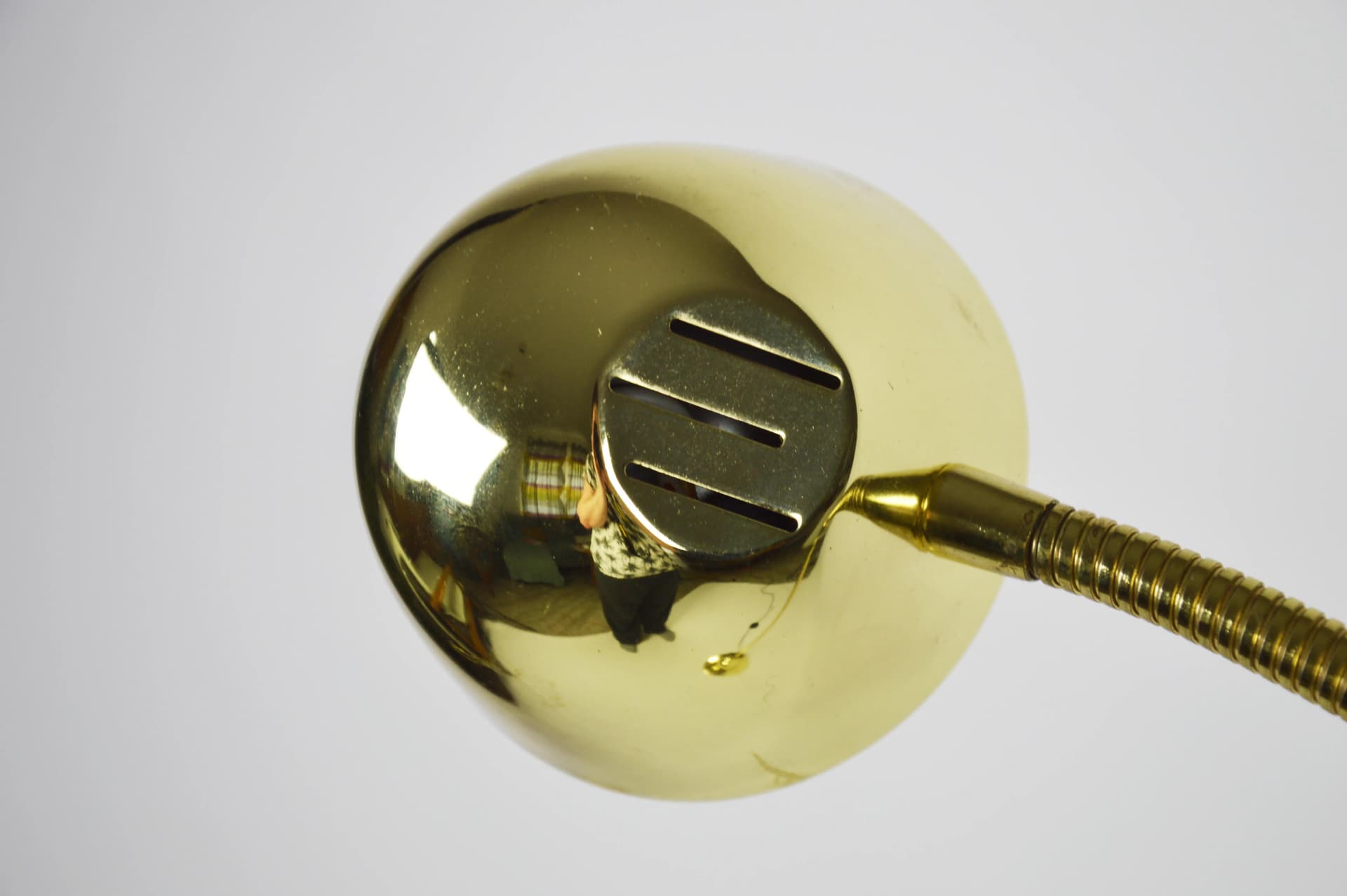 Lampa podłogowa Brillant, złoty, metal, Niemcy, lata 80. - 84372