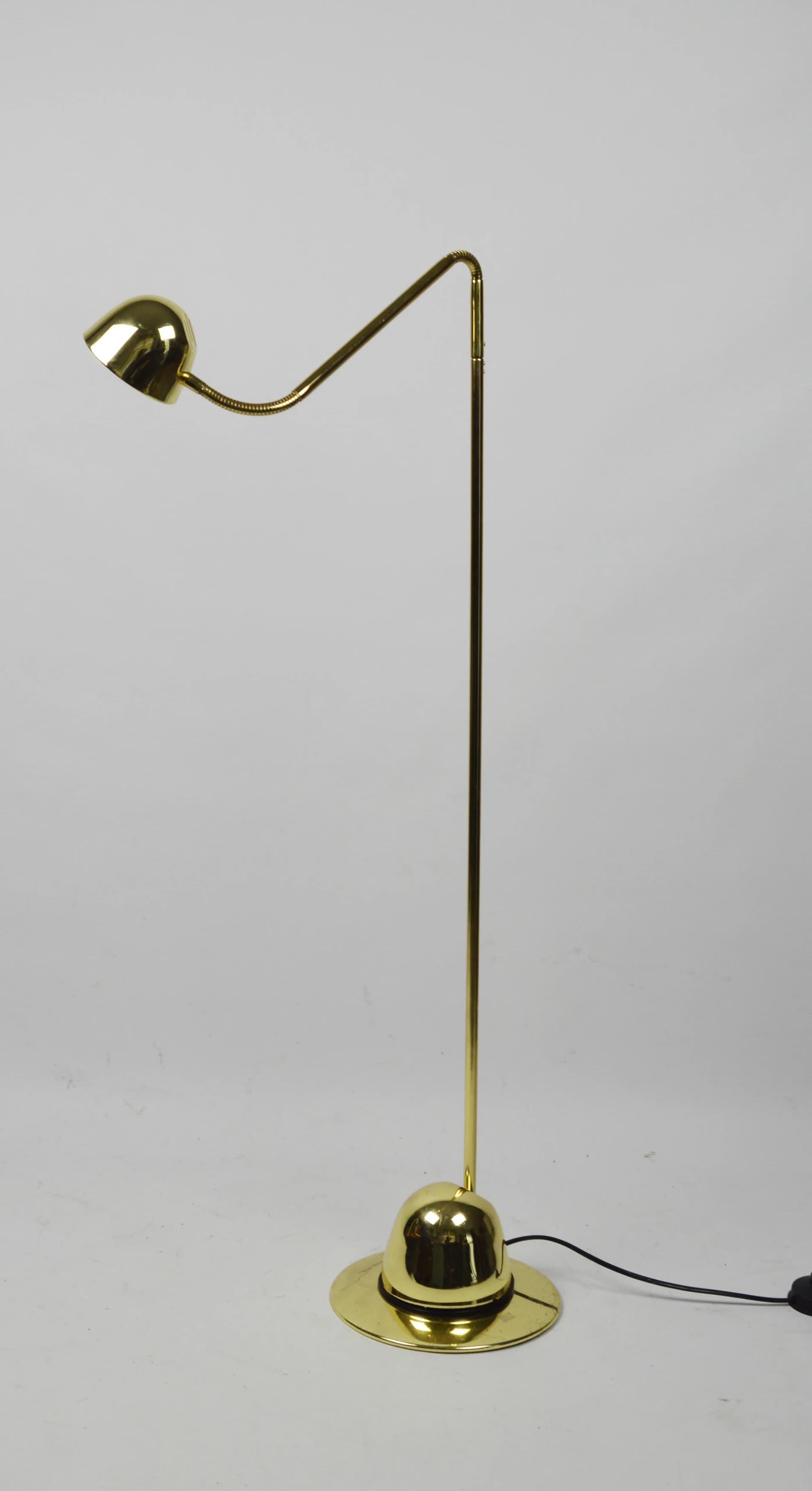 Lampa podłogowa Brillant, złoty, metal, Niemcy, lata 80. - 84379