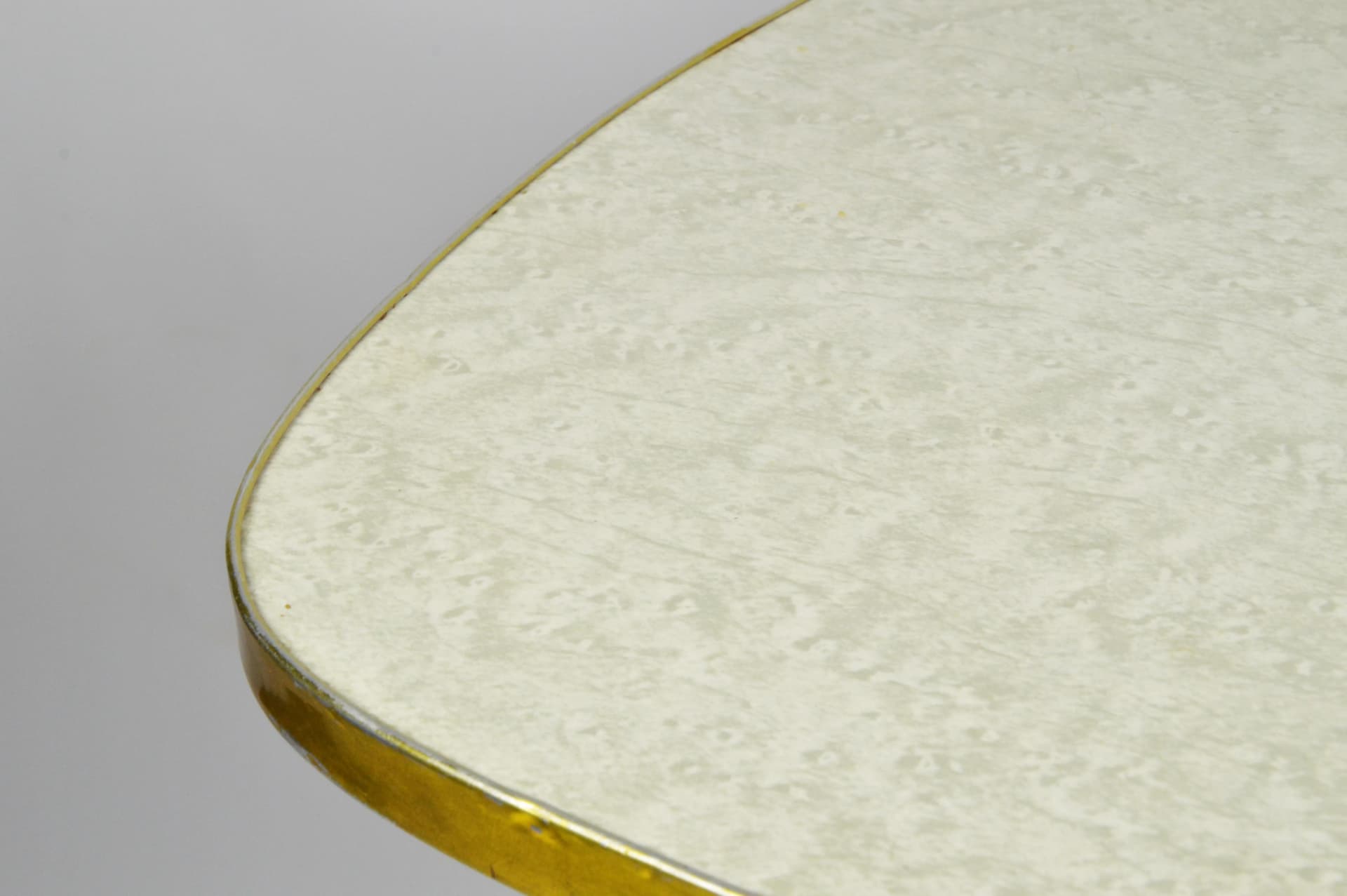 Stolik pomocniczy Rockabilly, turkusowy, drewno, Niemcy, lata 60. - 84308