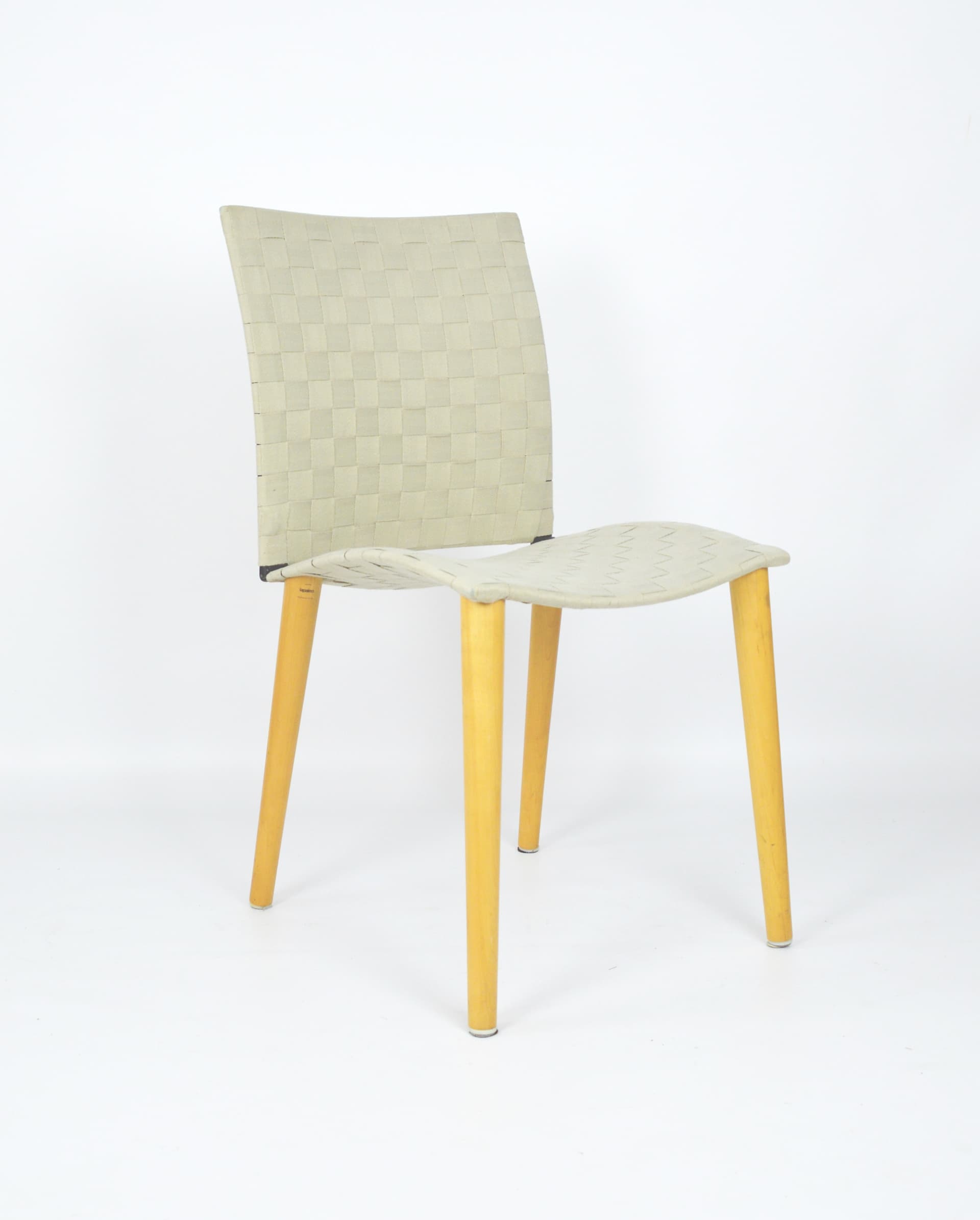 Komplet krzeseł, szary, buk, Lapalma, Włochy, lata 80. - 84288