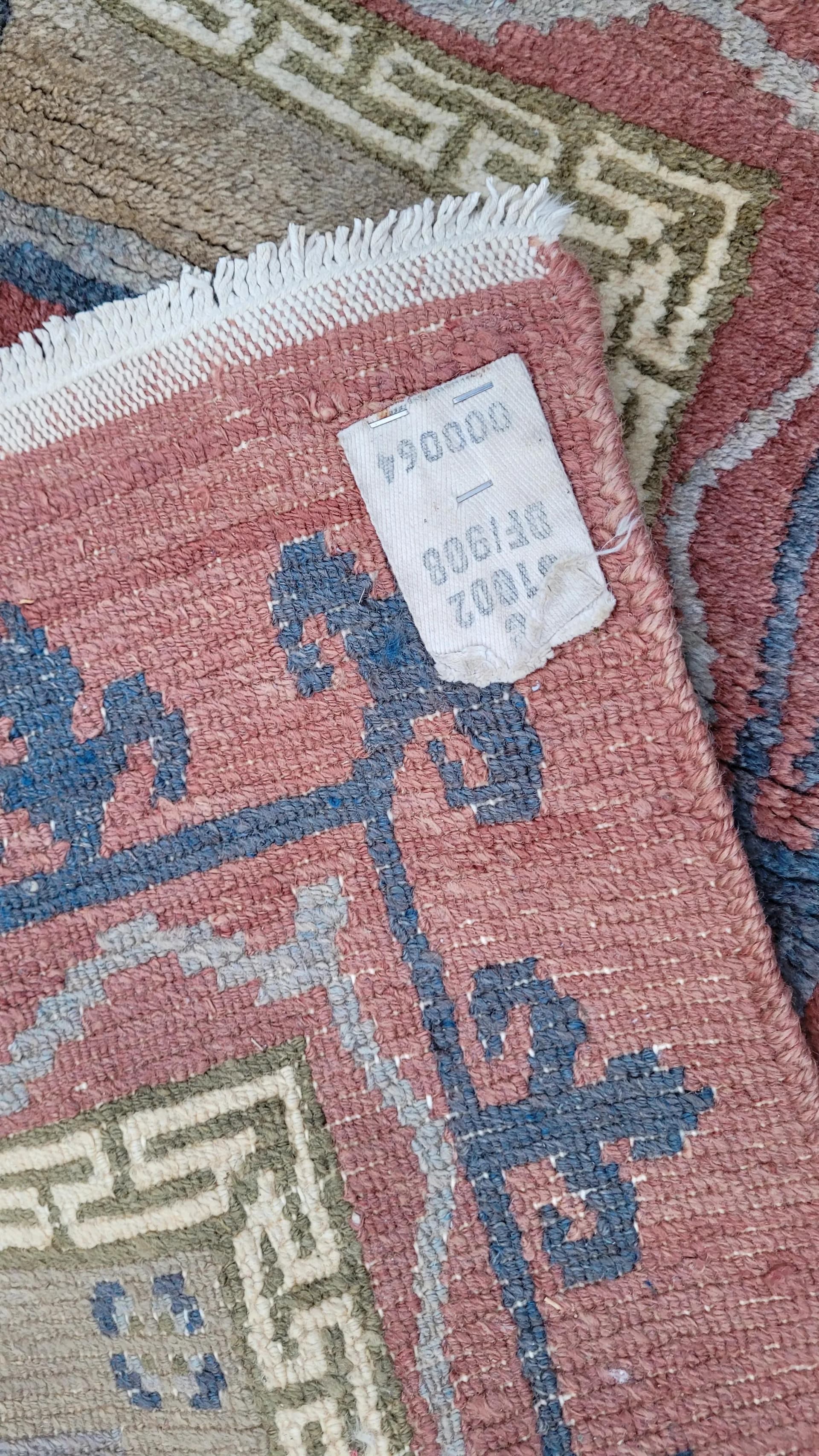 Dywan nepalsko-tybetański 95x175 cm, brązowy, wełna, Nepal - 87421