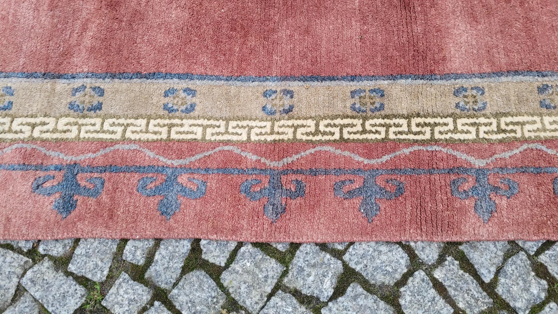 Dywan nepalsko-tybetański 95x175 cm, brązowy, wełna, Nepal - 87419