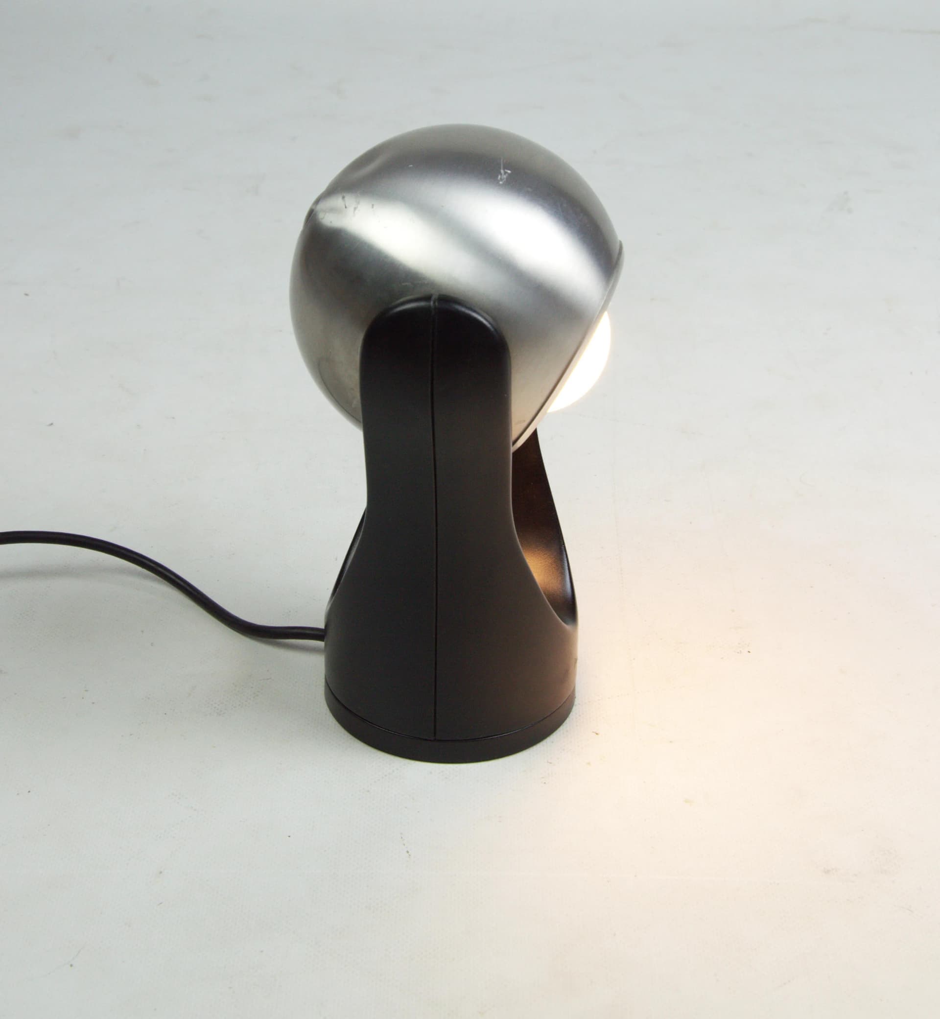 Lampka biurkowa Space Age, srebrny, aluminium, Polska, lata 70. - 84071