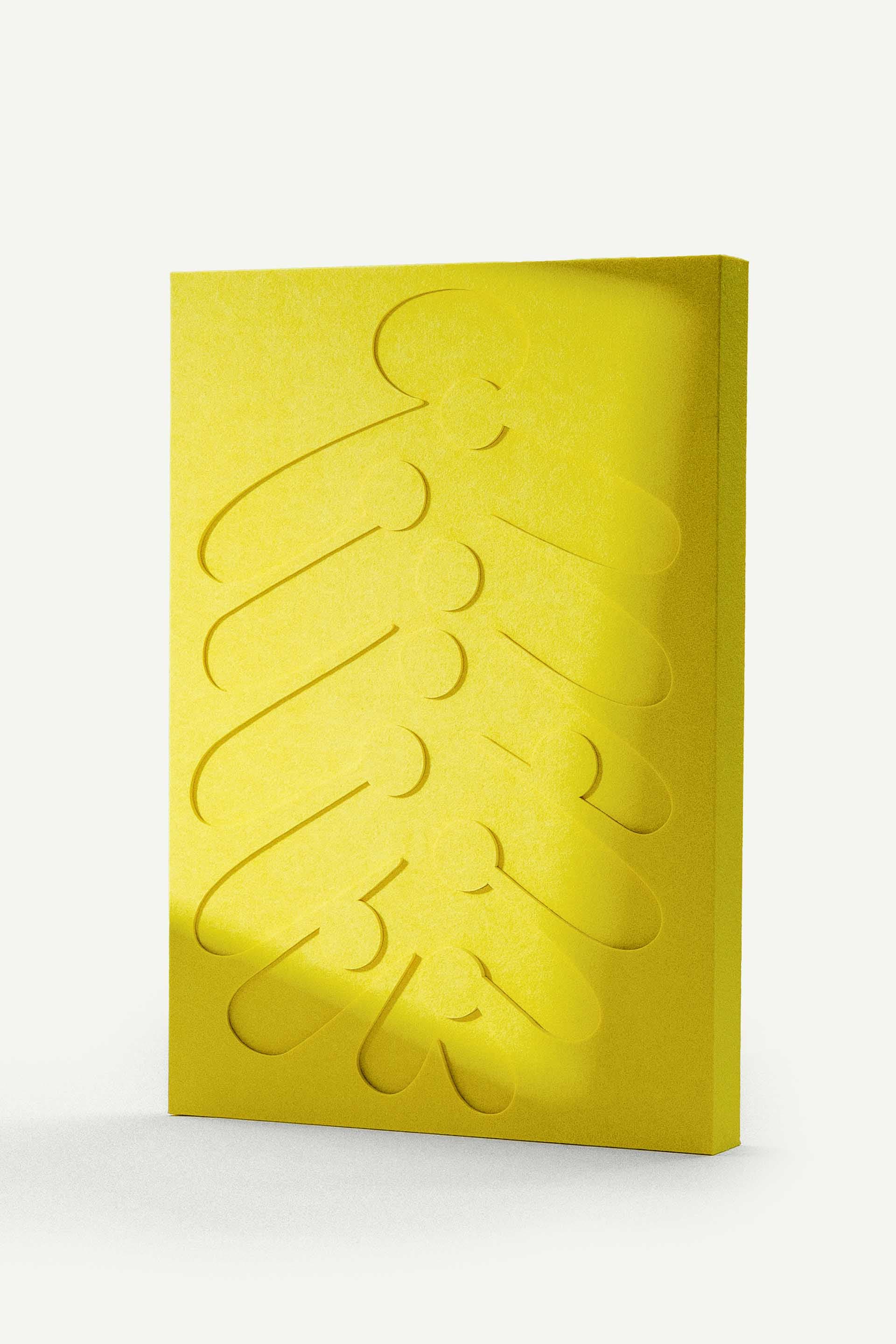 Relief Kwiat Paproci 59x84 cm, LUDISM - 8594