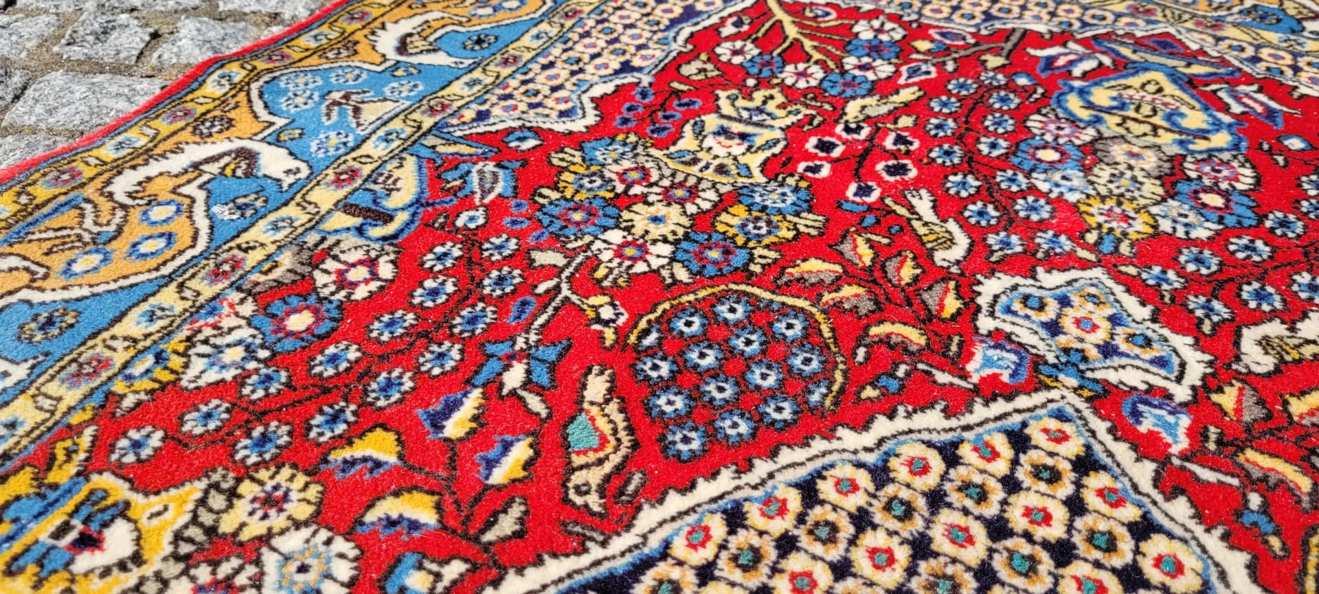 Dywan Ghom, 105x170 cm, multikolor, wełna, Iran - 87369