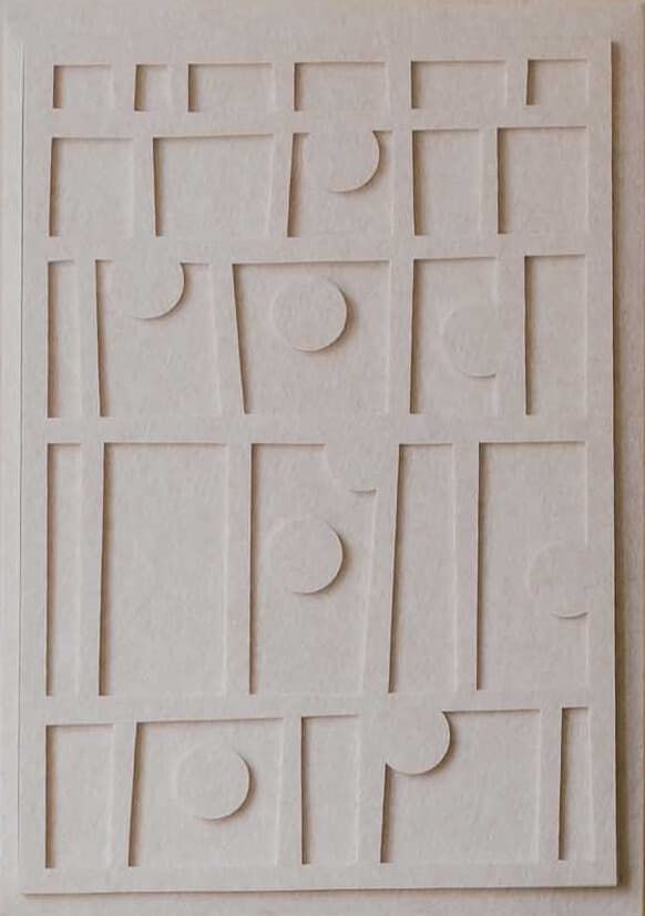 Relief Len 59x84 cm, LUDISM - WYMIARY