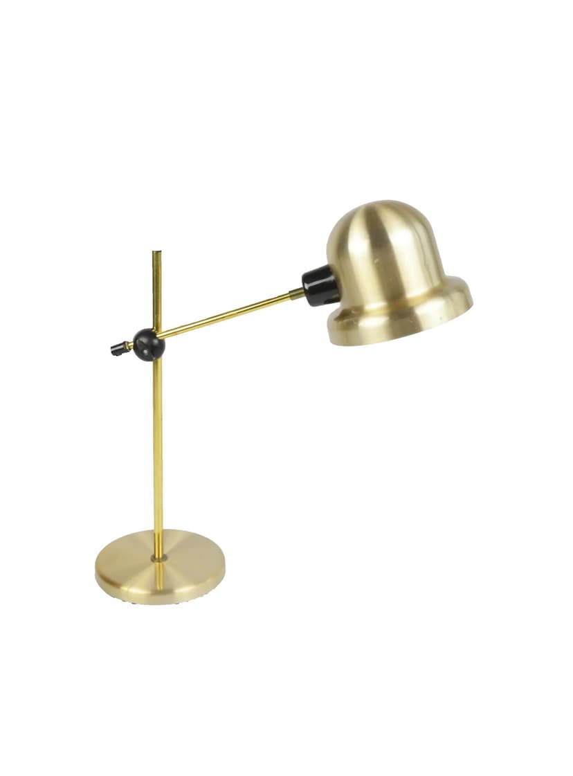 Lampka biurkowa Elidus 7505, mosiądz złoty, Szwecja, lata 70.