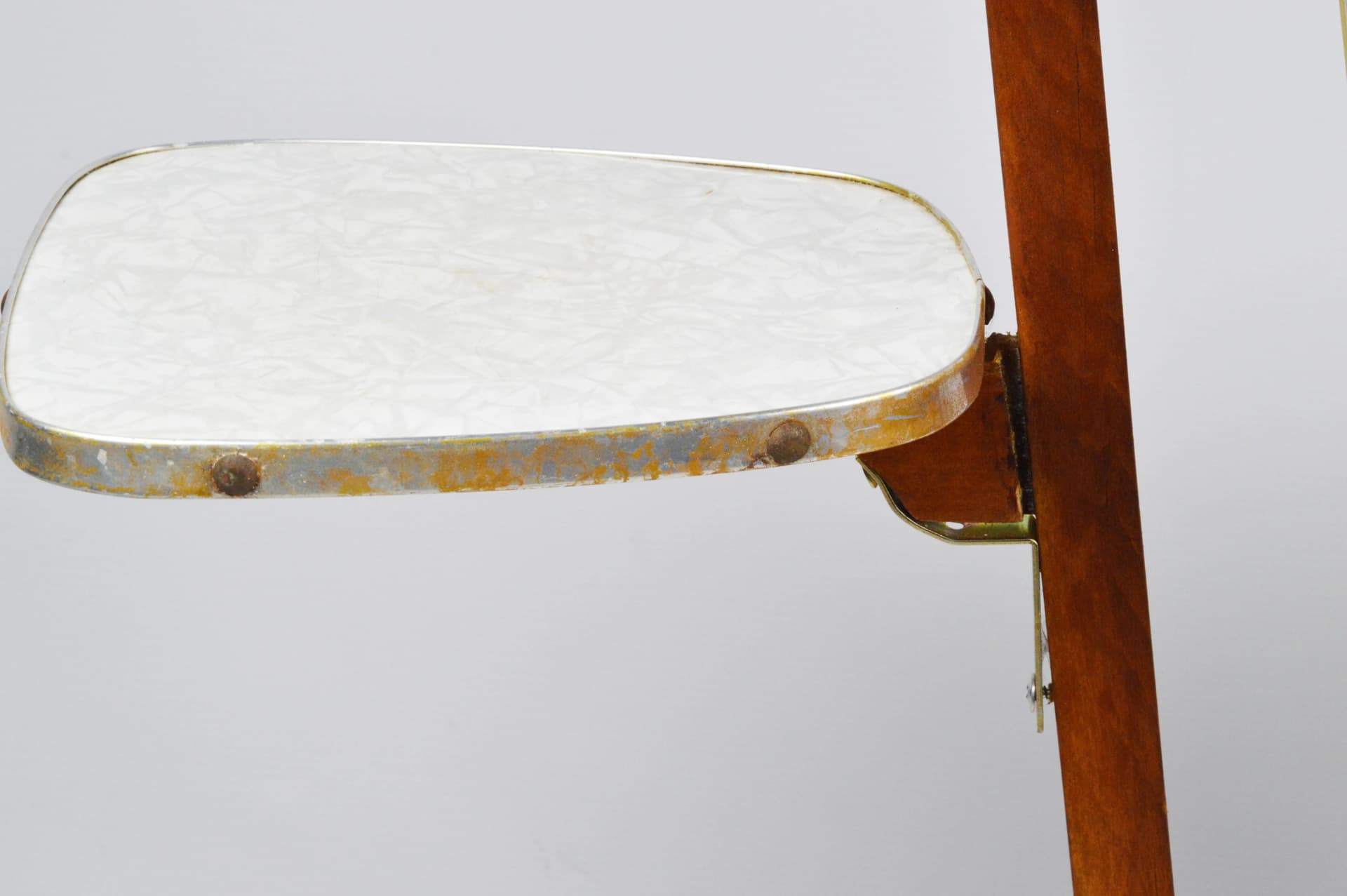 Plant Stand Rockabilly, multicolor wood, metal, Poland, 1960s. - 83878