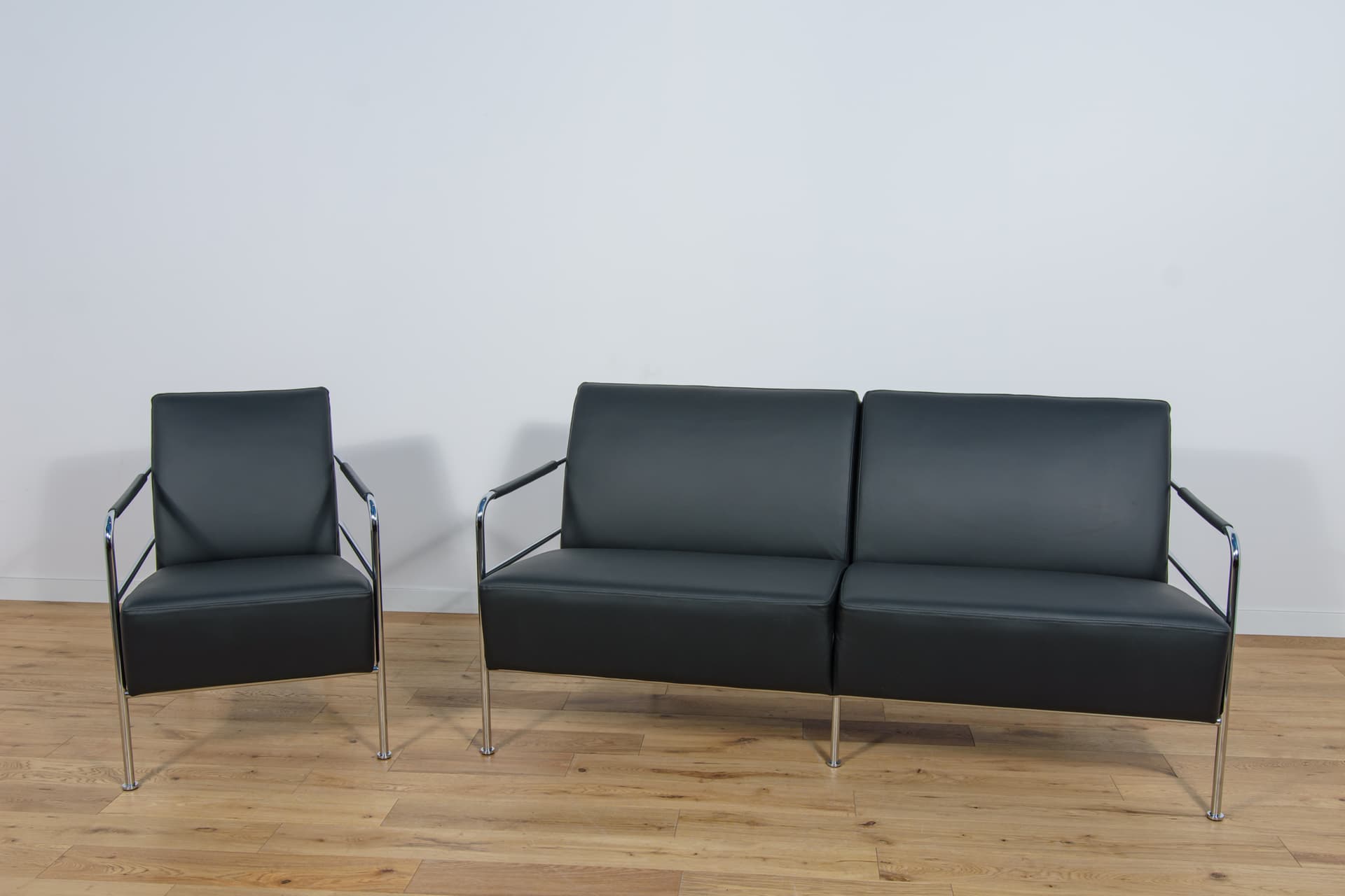 Komplet Sofa i Fotel Cinema, proj. Gunilla Allard, Lammhults, Szwecja, lata 90. - 83573