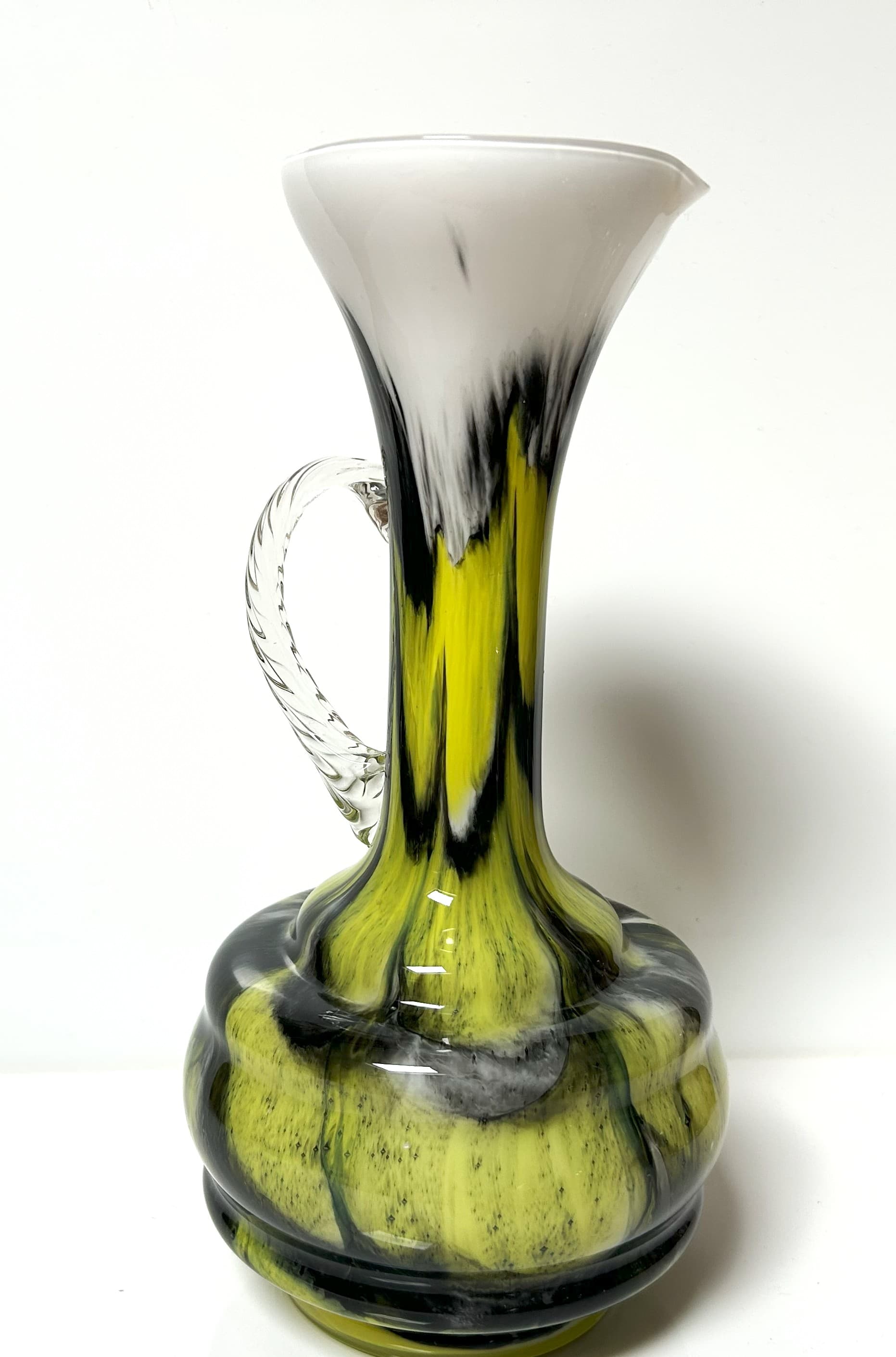 Wazon artystyczny, multikolor, szkło, Włochy, lata 70. - 83676