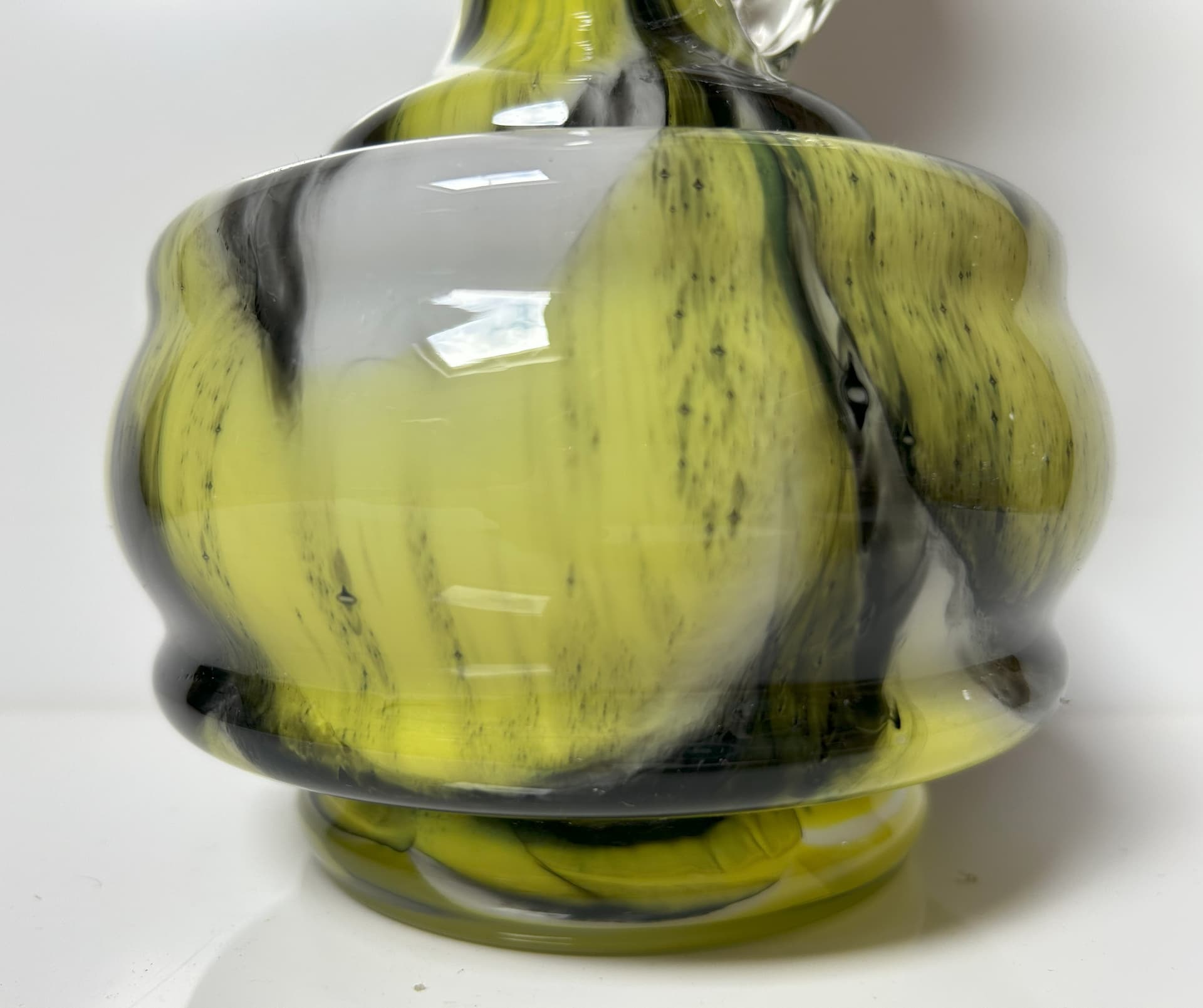 Wazon artystyczny, multikolor, szkło, Włochy, lata 70. - 83679