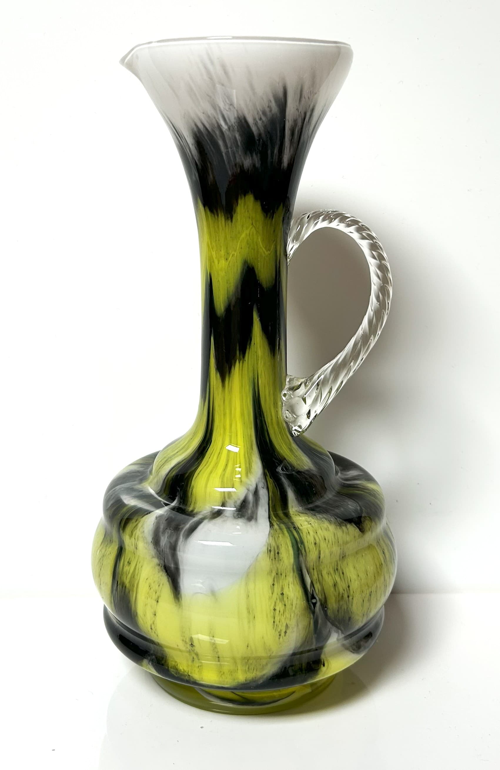 Wazon artystyczny, multikolor, szkło, Włochy, lata 70. - 83674