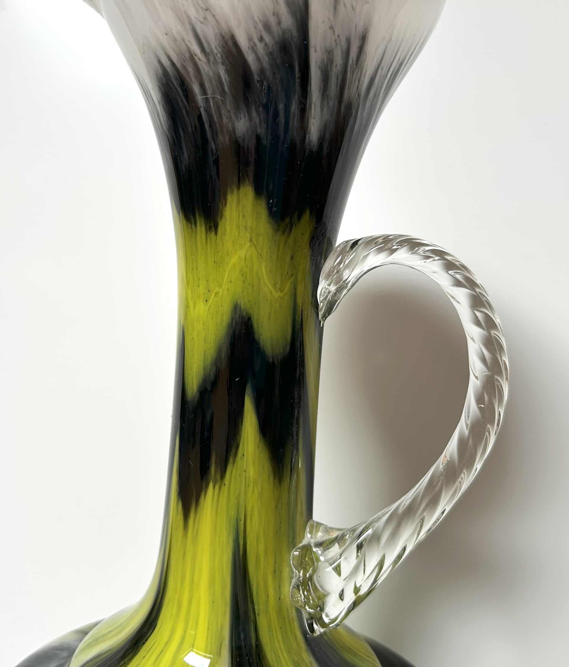 Wazon artystyczny, multikolor, szkło, Włochy, lata 70. - 83677