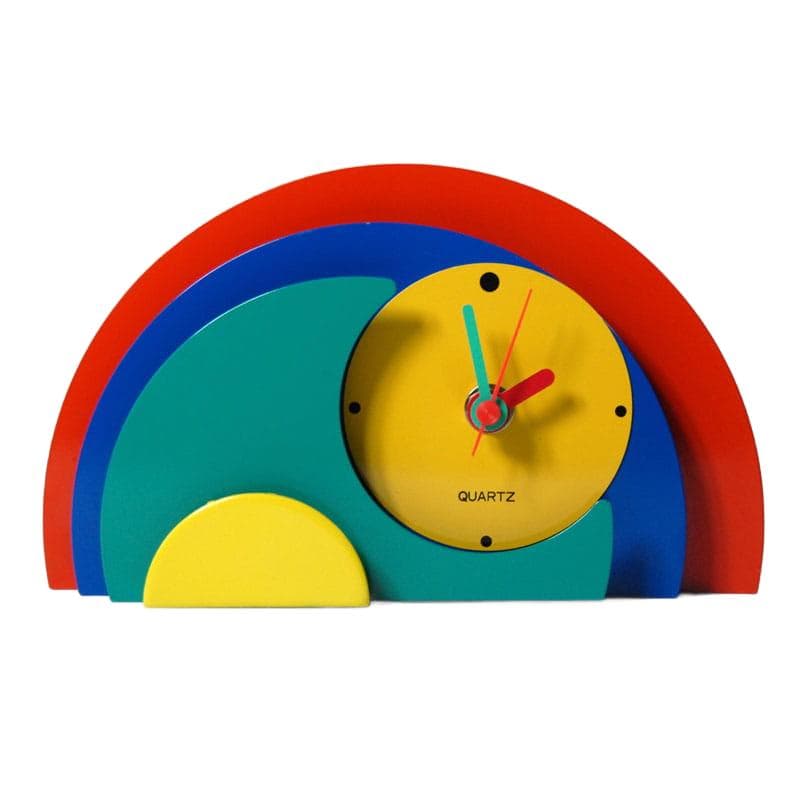 Multicolor Table Clock, Memphis Style, Taiwan, 1980s - 6891