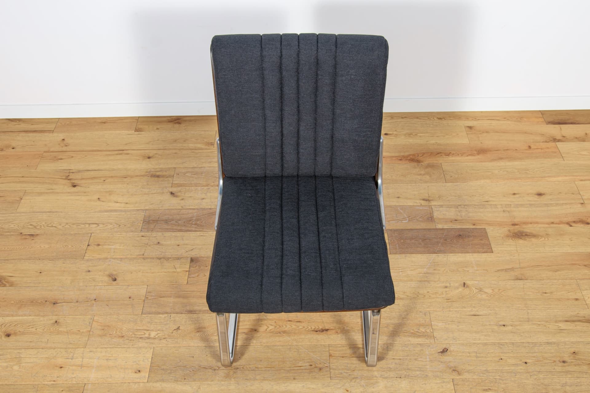 Komplet czterech foteli Chrom & Palisander, Gordon Russel, Wielka Brytania, lata 70. - 89884