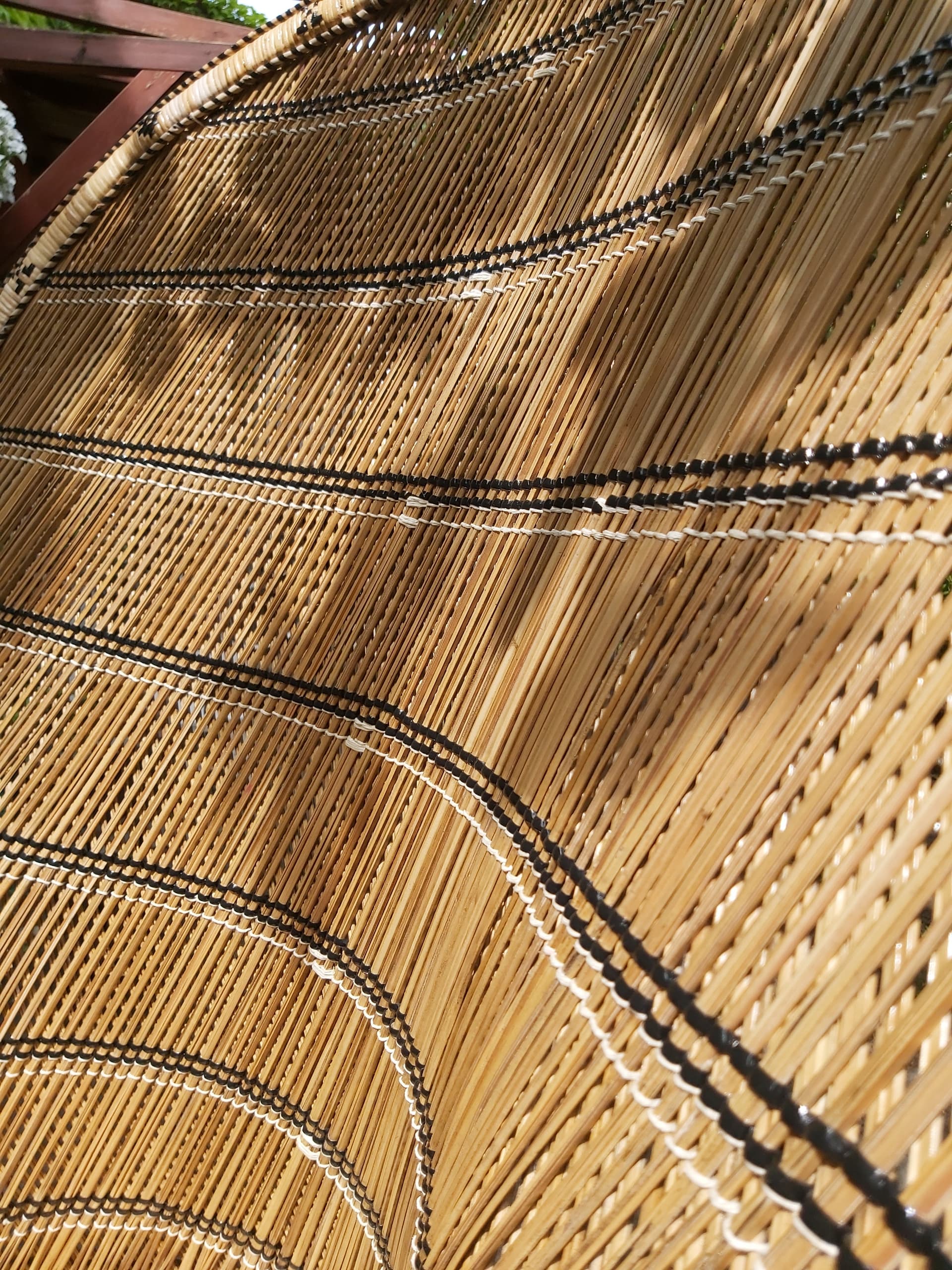 Fotel Emmanuelle, beżowy, rattan, Niemcy, lata 70. - 90086