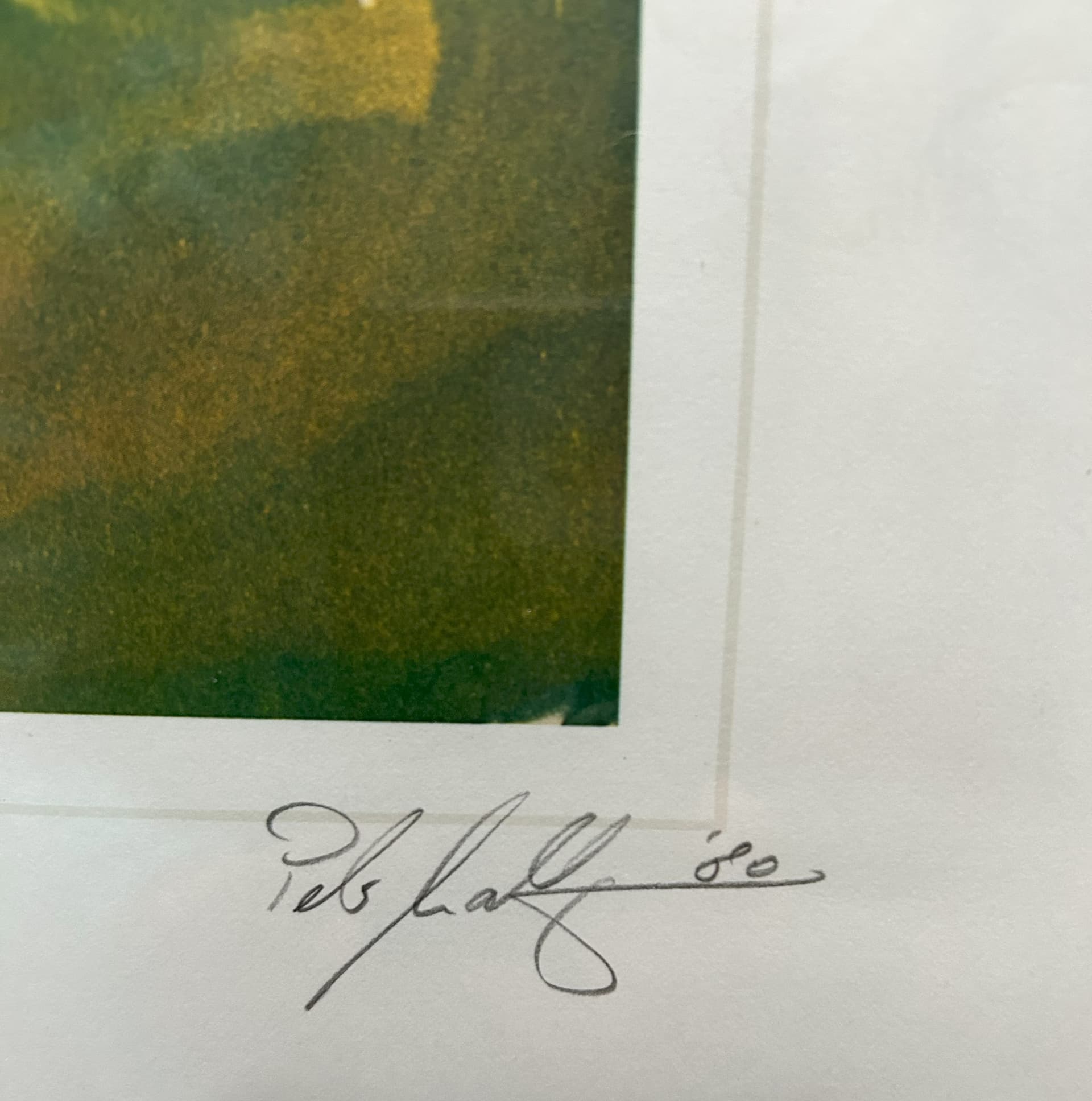 Plakat Rod Stewart 50x70 cm, niebieski, papier, lata 60. - 90189