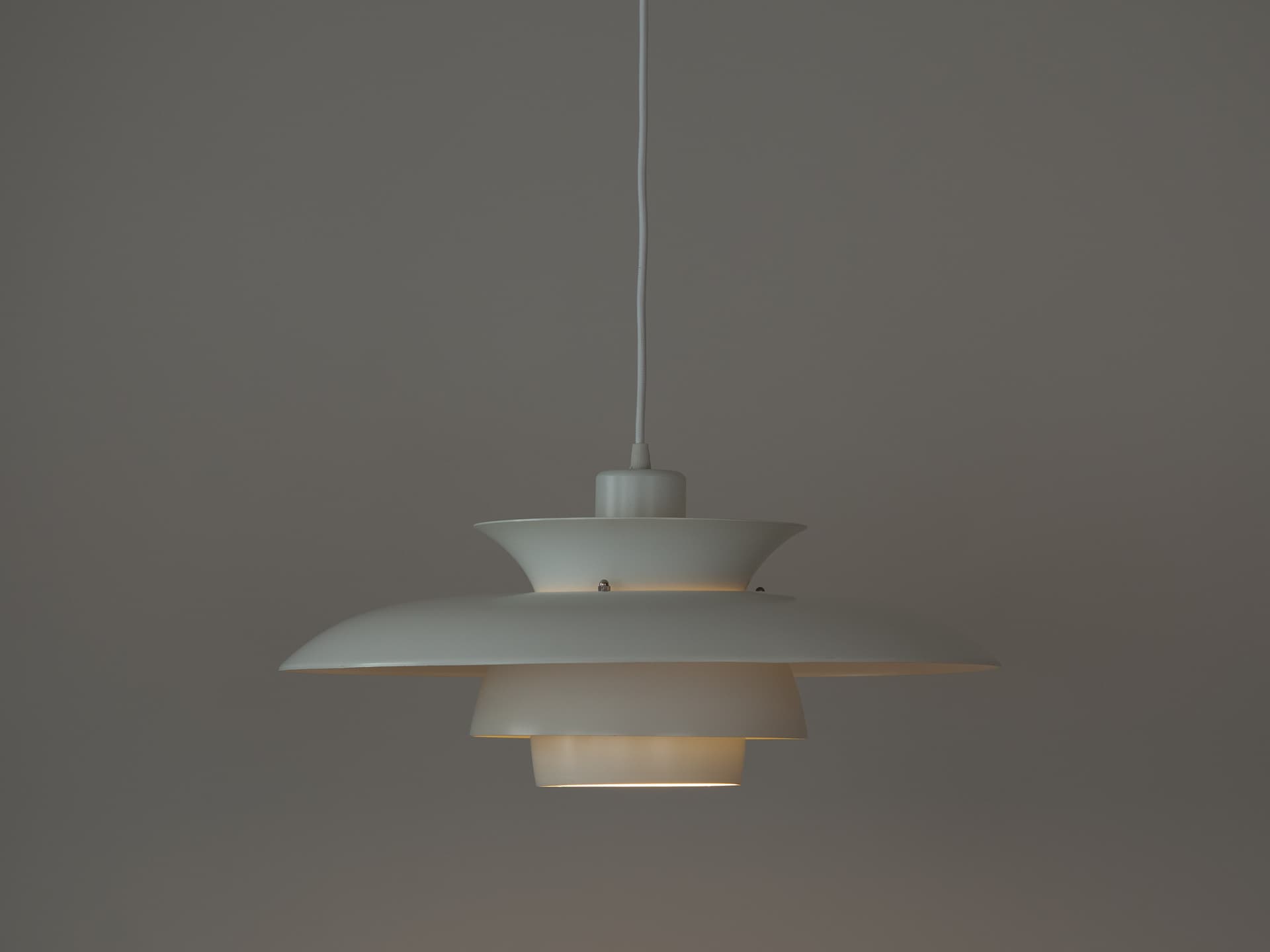 Copper Aluminum Pendant Lamp, by B. Nordsted for Lyskaer, Denmark, 1980s - 90403