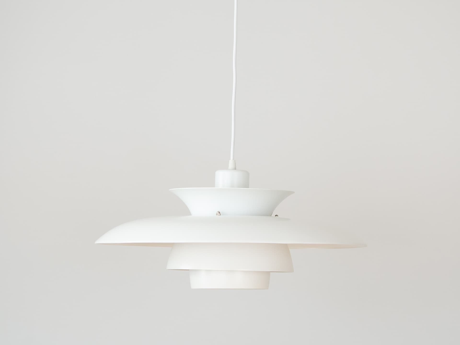 Copper Aluminum Pendant Lamp, by B. Nordsted for Lyskaer, Denmark, 1980s - 90402