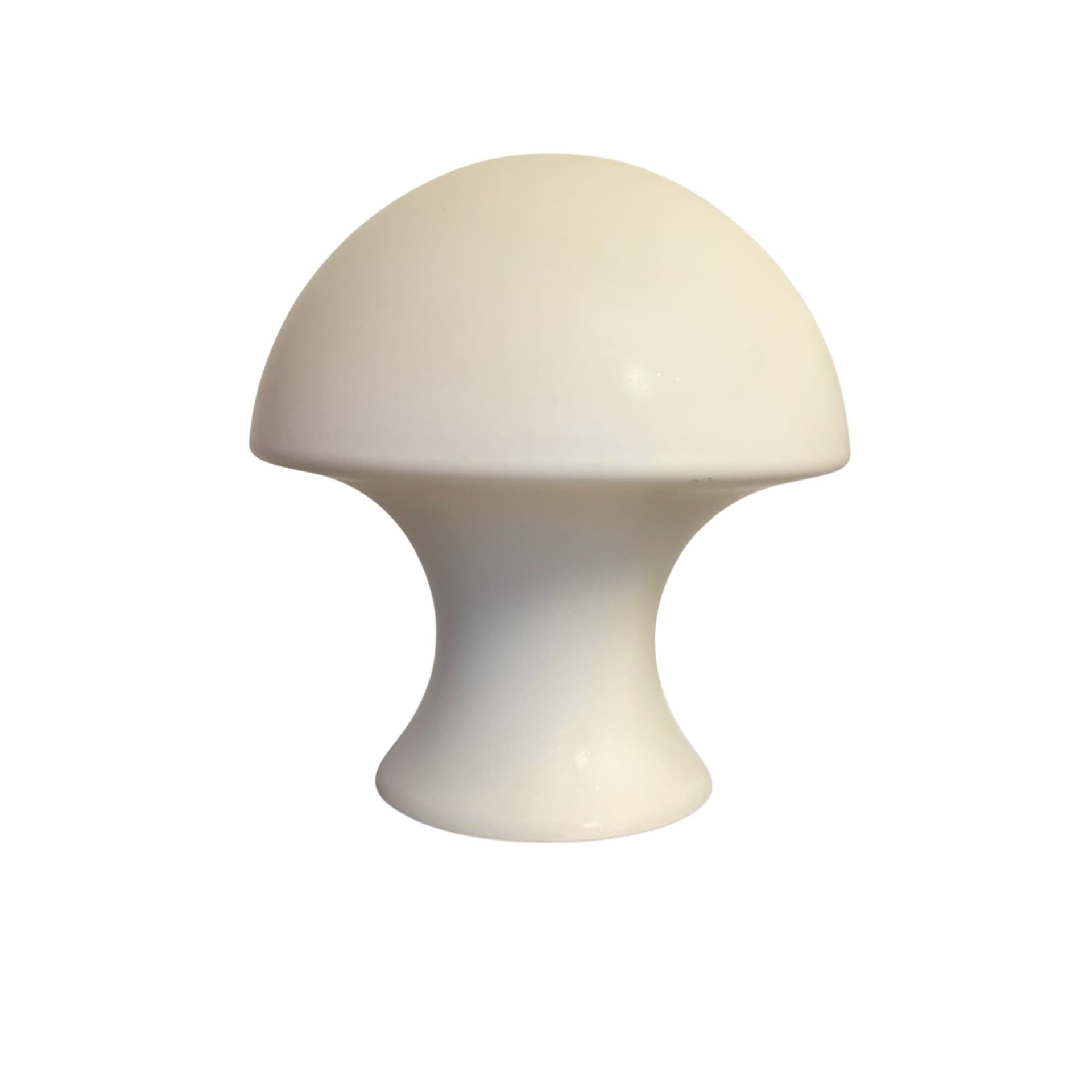 Lampa stołowa, szkło ivory white, Peill & Putzler, Niemcy, lata 60.