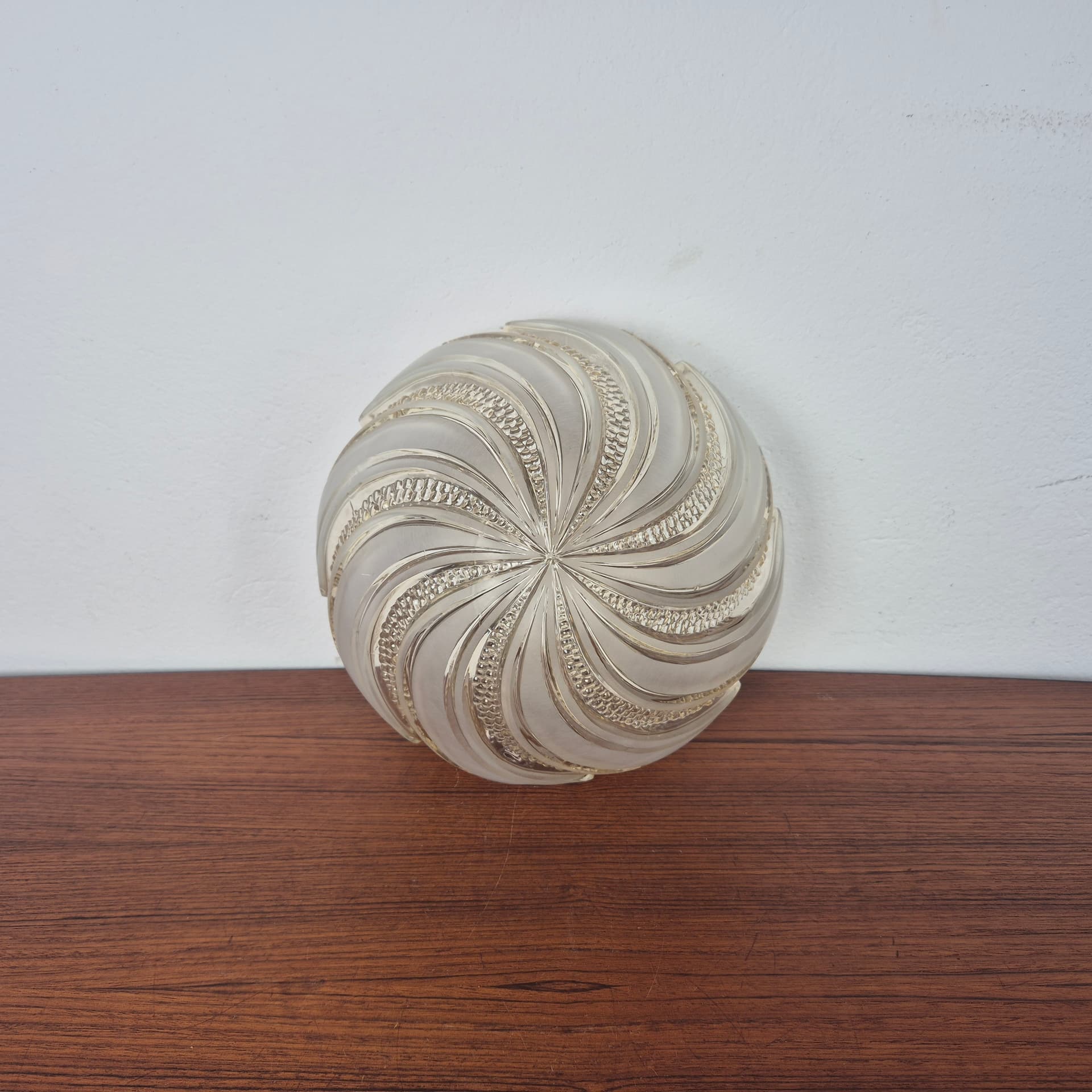 Szklany plafon / kinkiet firmy Orion, Niemcy lata 70. - 90575