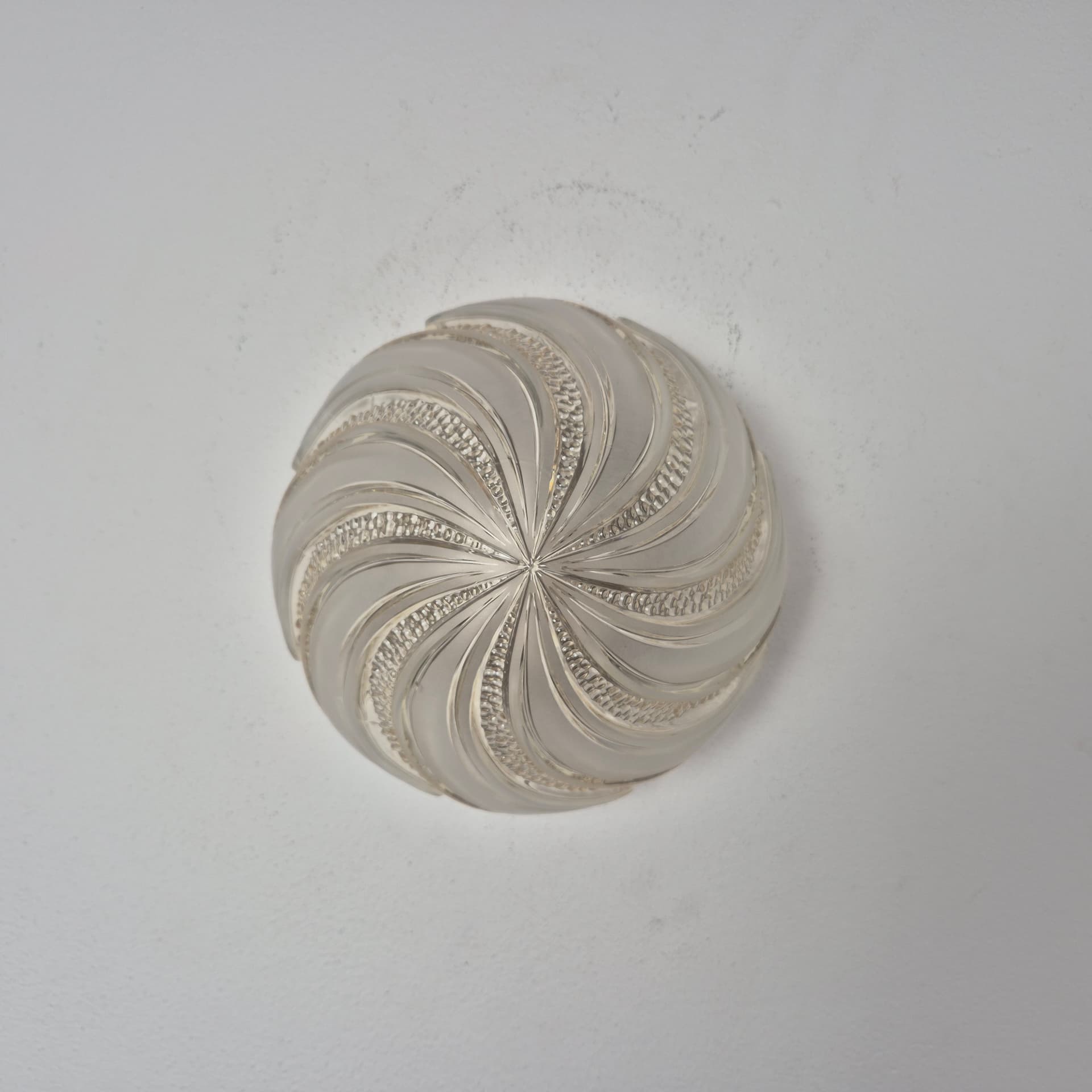 Szklany plafon / kinkiet firmy Orion, Niemcy lata 70. - 90577