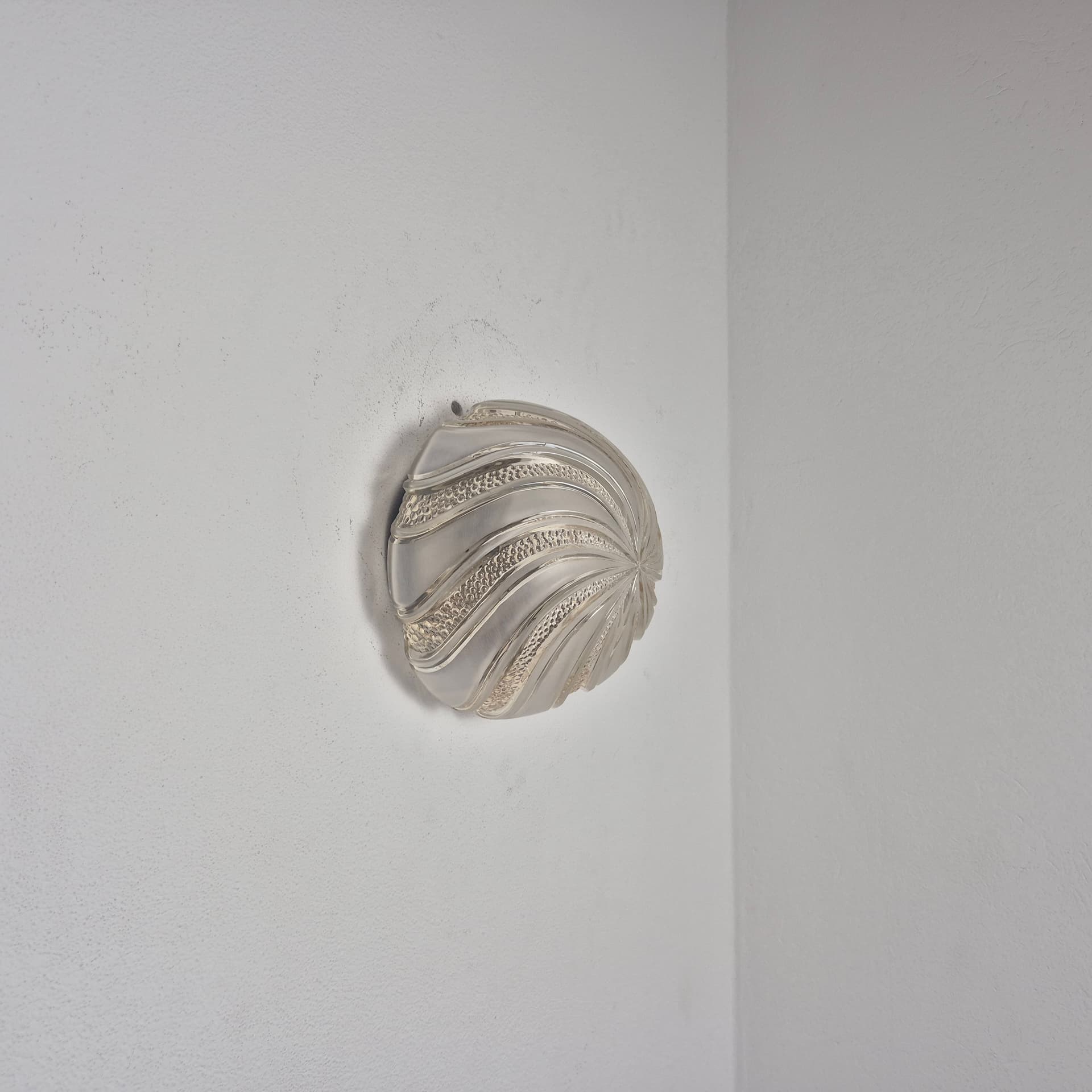 Szklany plafon / kinkiet firmy Orion, Niemcy lata 70. - 90578