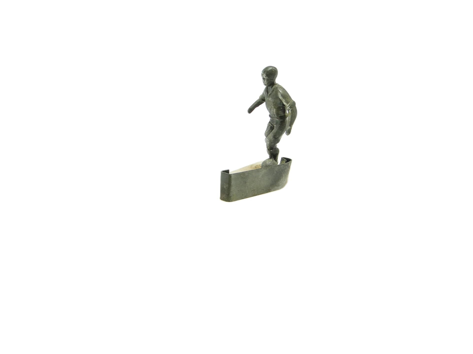 Postument na wizytówki, Art Deco, alabaster ivory white, mosiądz, Niemcy, lata 30. - 91647