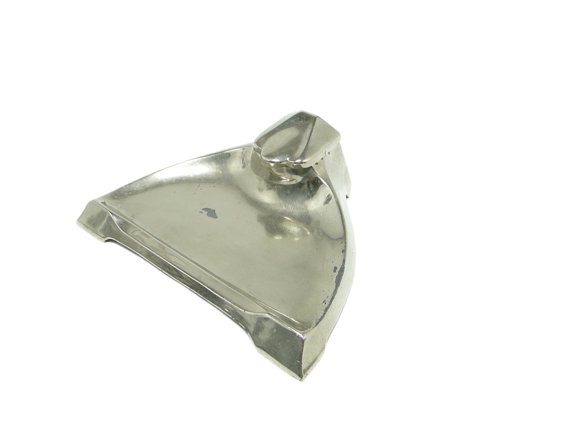 Kałamarz Art Nouveau, cyna srebrzona, Niemcy, początek XX w.