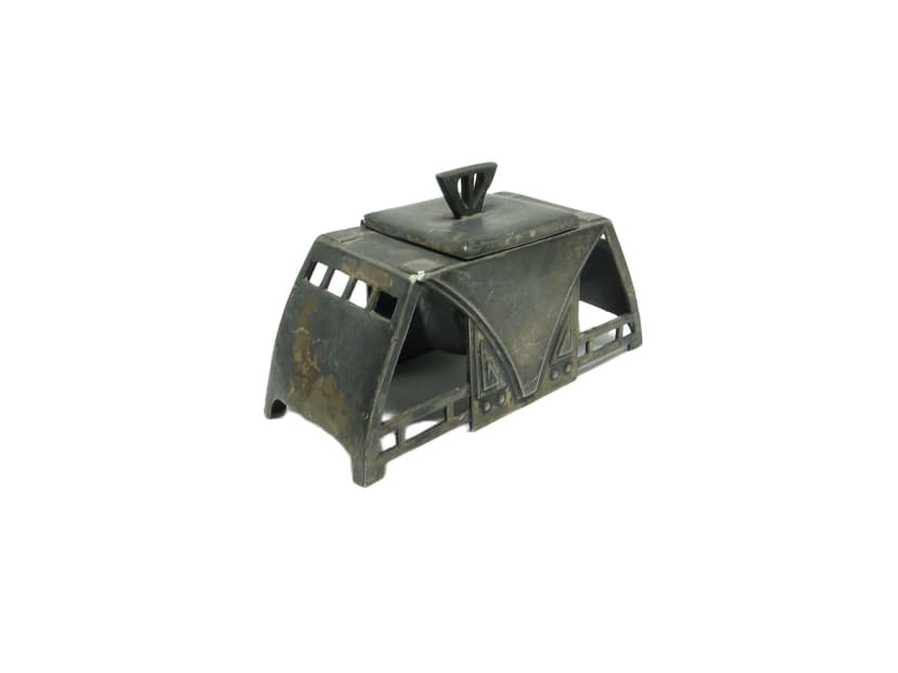 Kałamarz, Art Nouveau, cyna srebrzona, WMF, Niemcy, początek XX w.