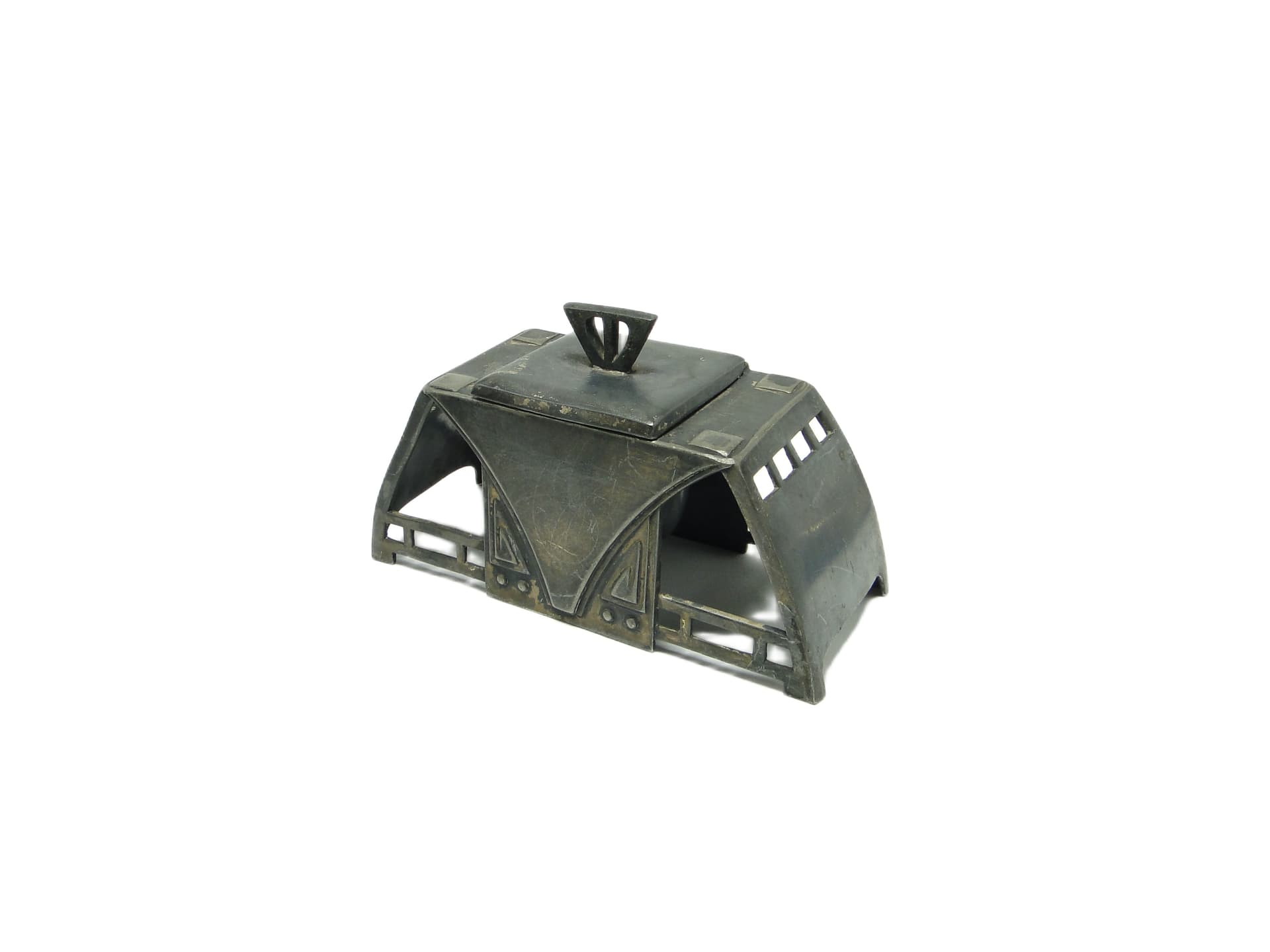 Kałamarz, Art Nouveau, cyna srebrzona, WMF, Niemcy, początek XX w. - 91824