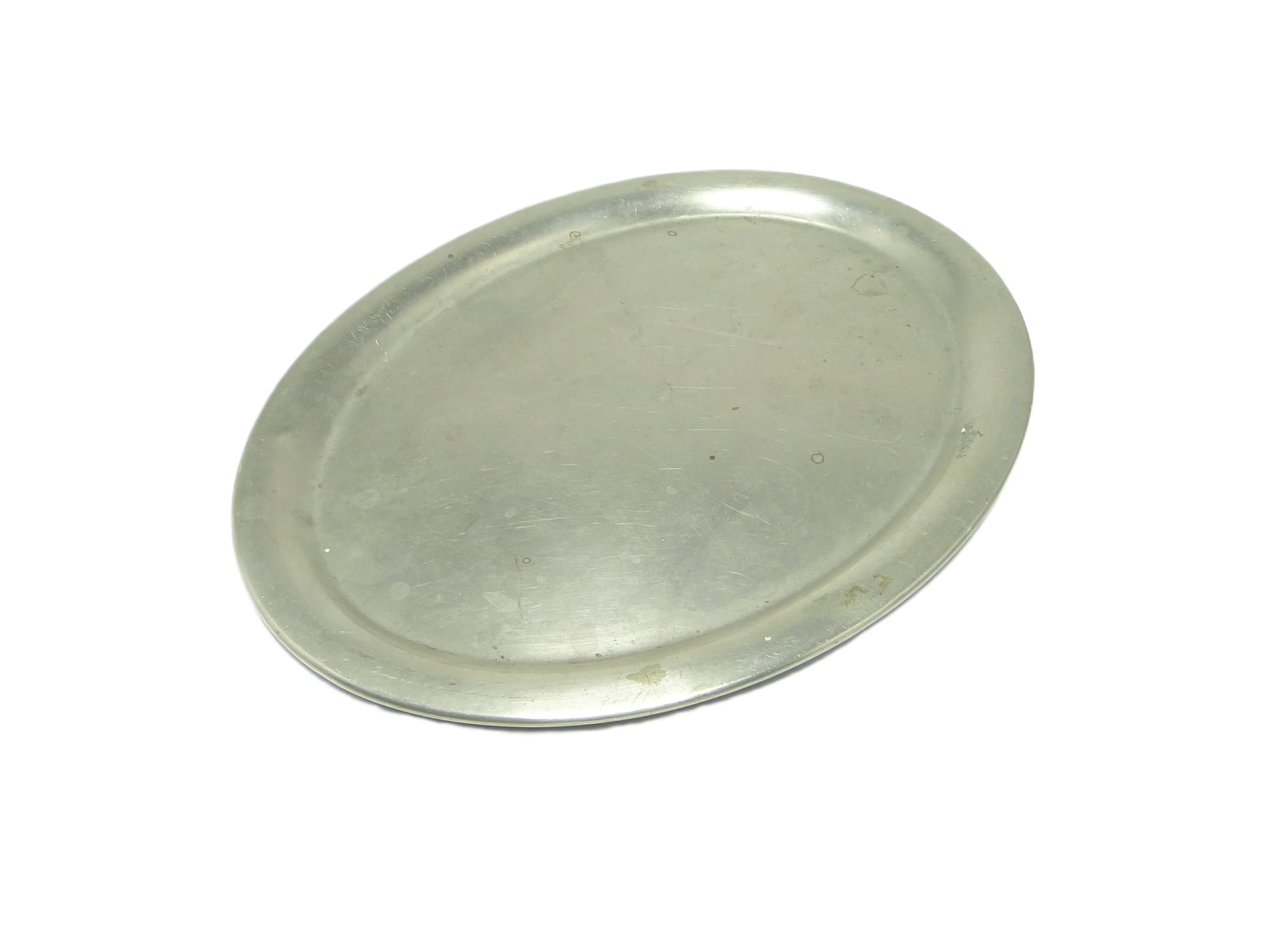 Restaurant tray, Minimalism, silver-plated alpaca, Poland, 1920s.