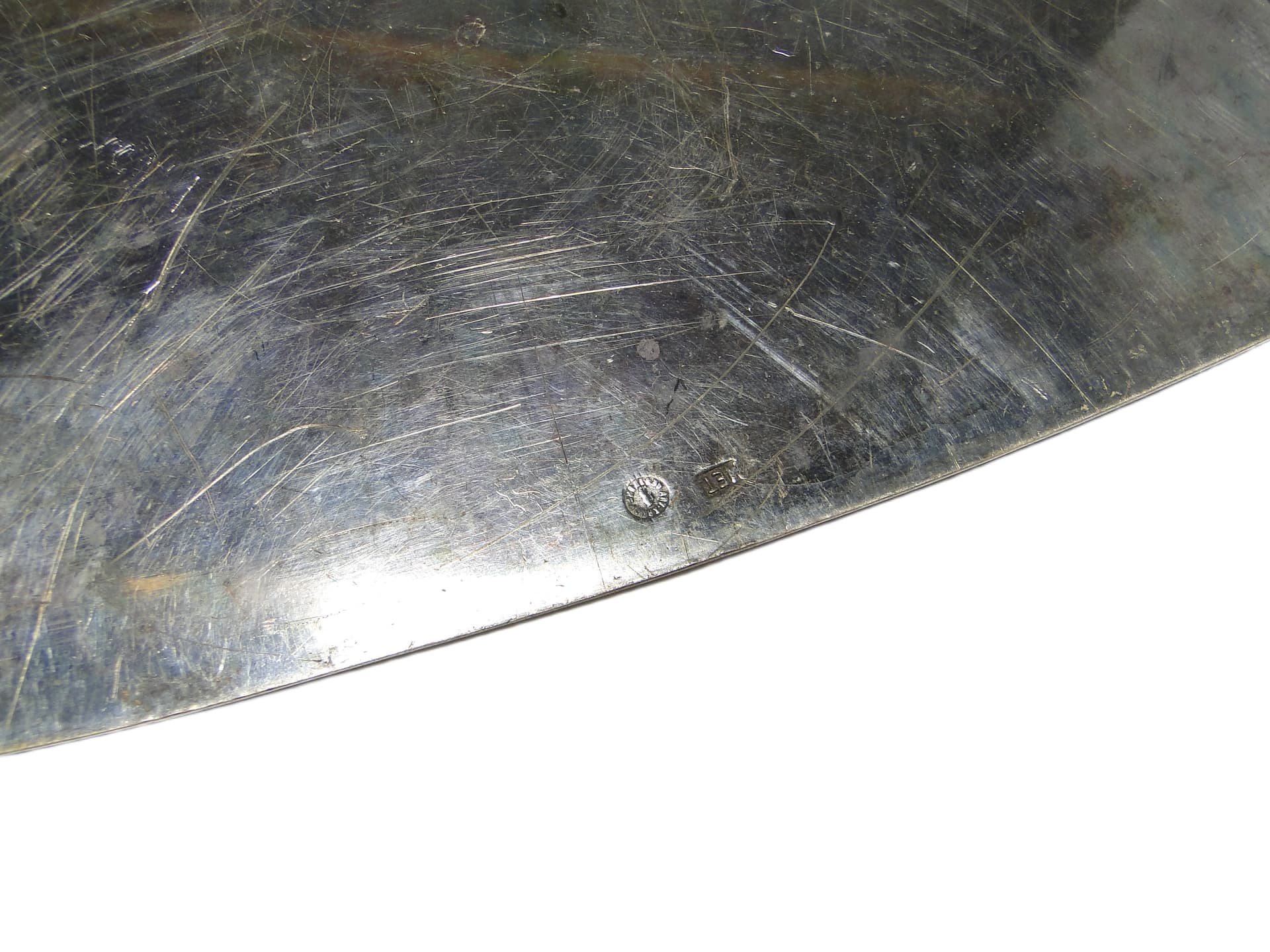 Art Nouveau crumb set, silver-plated brass, Poland, early 20th c. - 91898