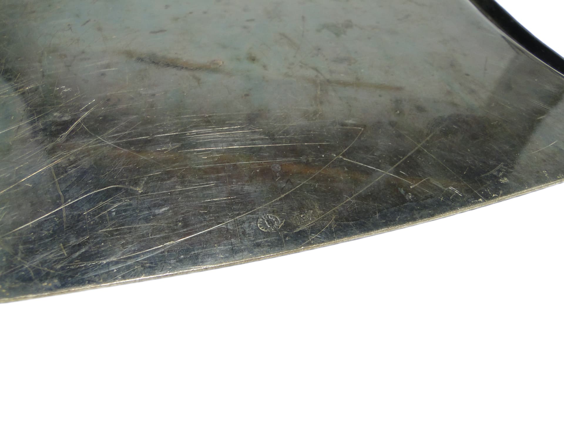 Art Nouveau crumb set, silver-plated brass, Poland, early 20th c. - 91891