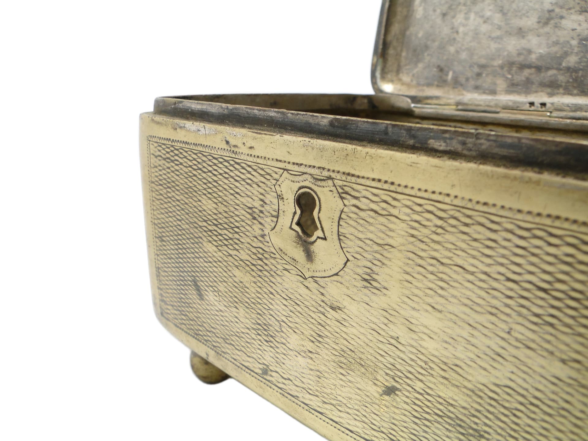 Cukiernica, neoklasycyzm, mosiądz srebrzony, Fraget, Polska, XIX w. - 91944